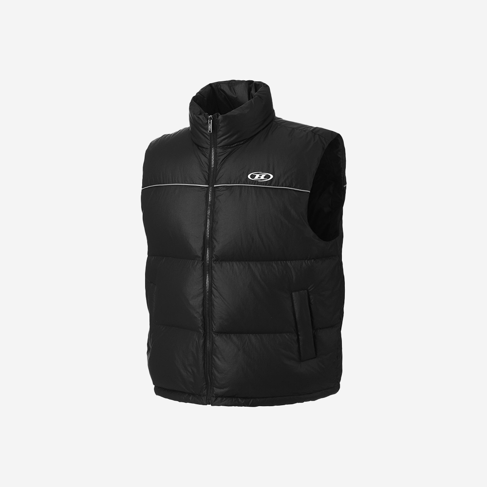 BF4MVE201BK BORN TO WIN Symbol B Puffer Down Vest Black