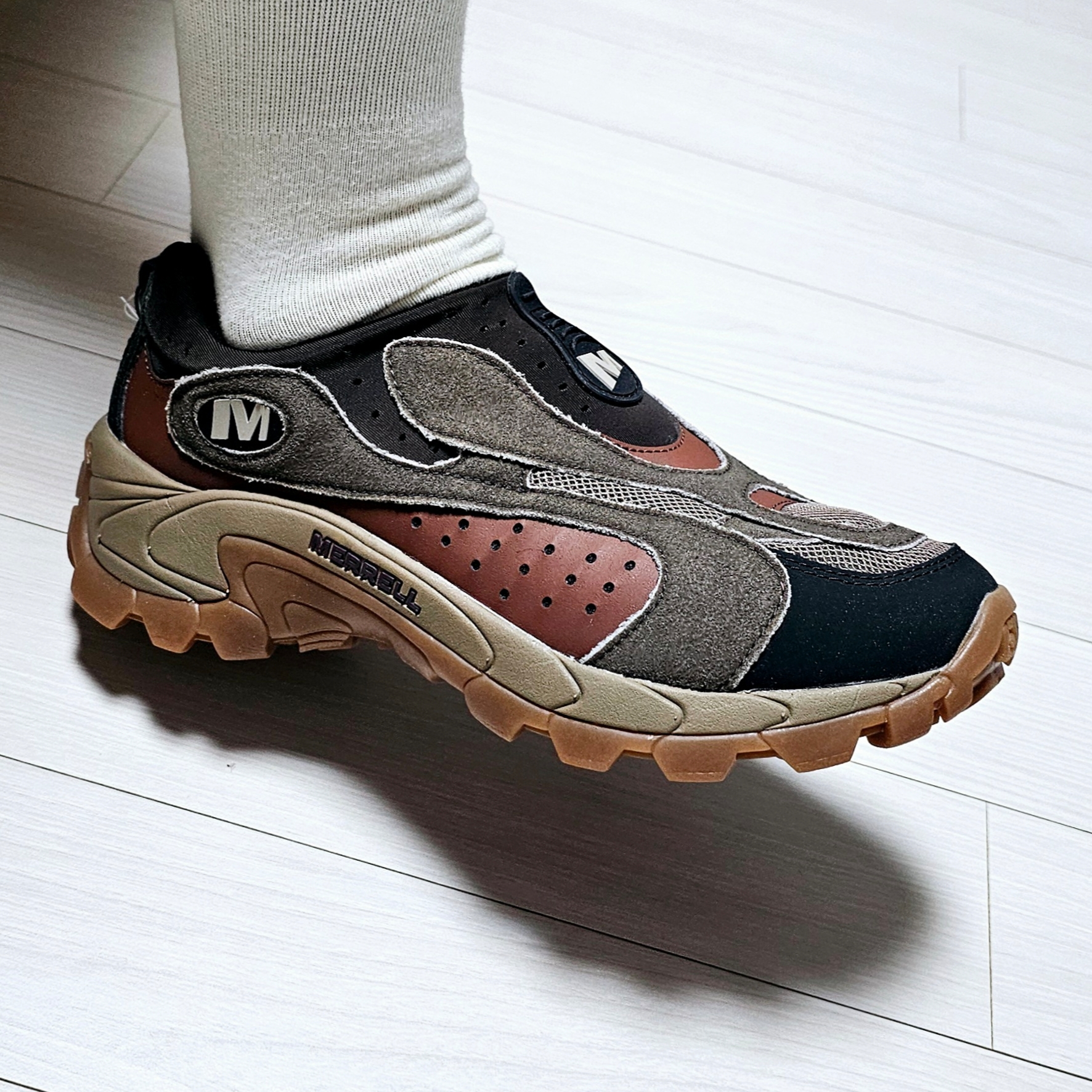 [1TRL] Merrell Moc Speed Streak Evo SE Bracken Plum - 24FW 착용 스타일