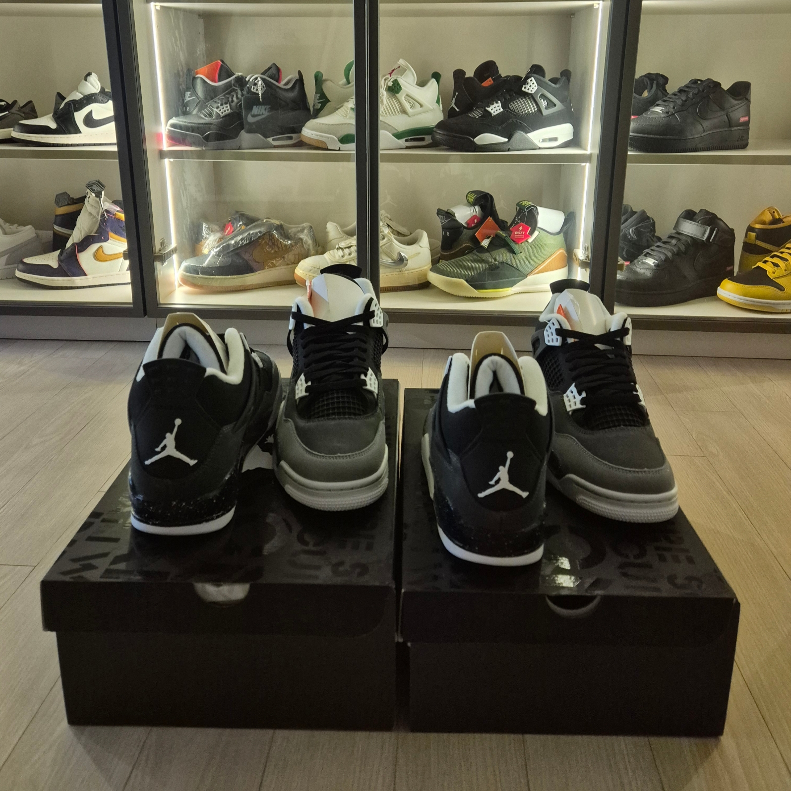 Jordan 4 Retro Fear 2024 착용 스타일 - 2