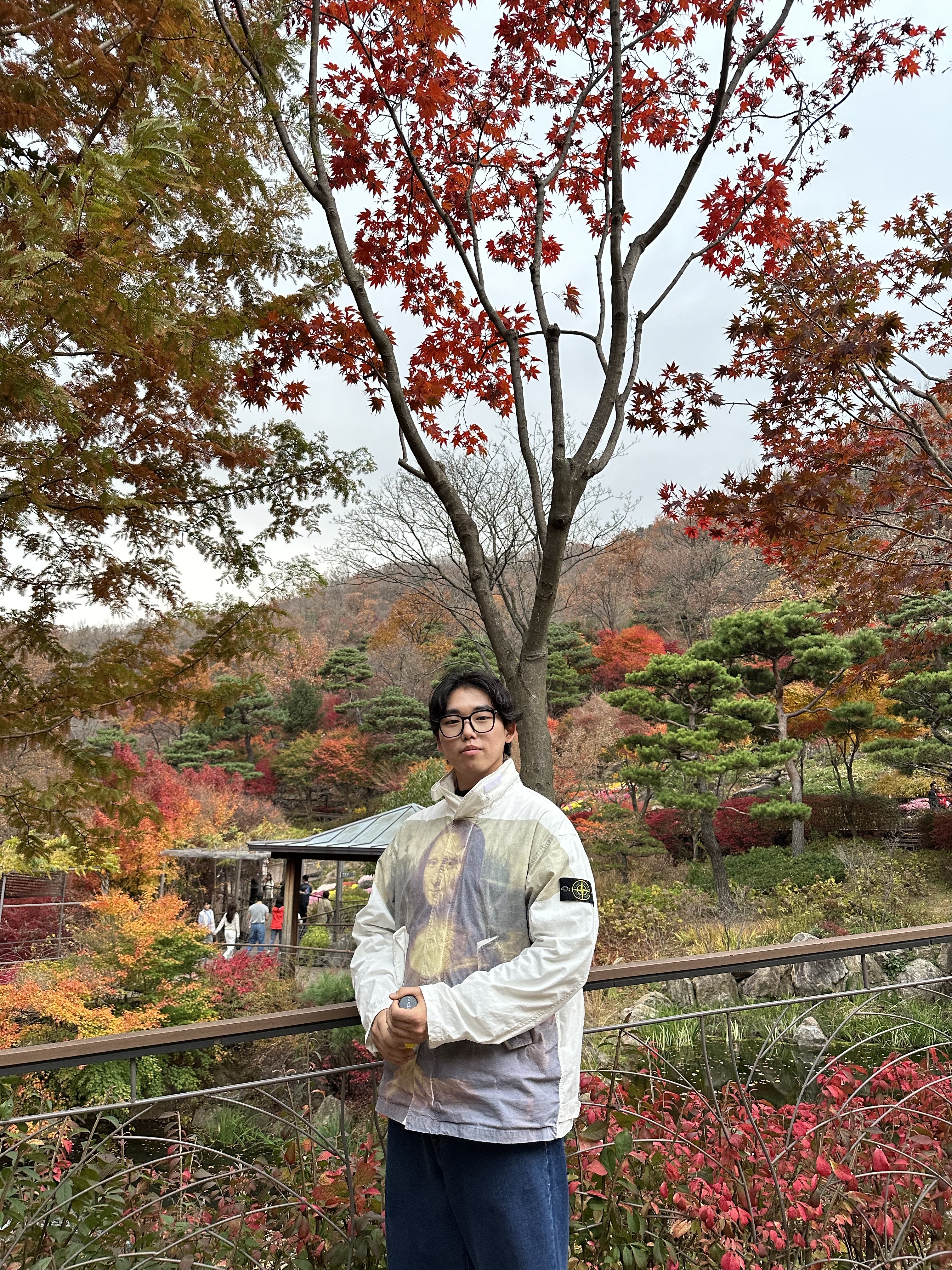 Supreme x Stone Island Cotton Cordura Shell Jacket Mona Lisa - 22SS, Carhartt WIP Landon Pant Blue Stone Washed 착용 스타일 - 1