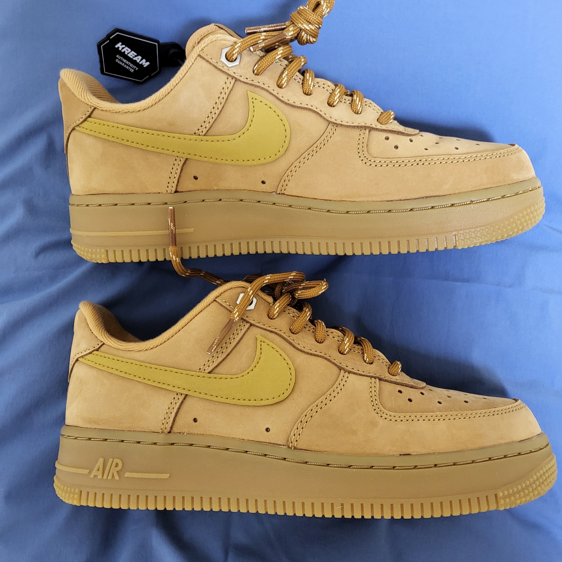 (W) Nike Air Force 1 '07 WB Flax Wheat 착용 스타일 - 2