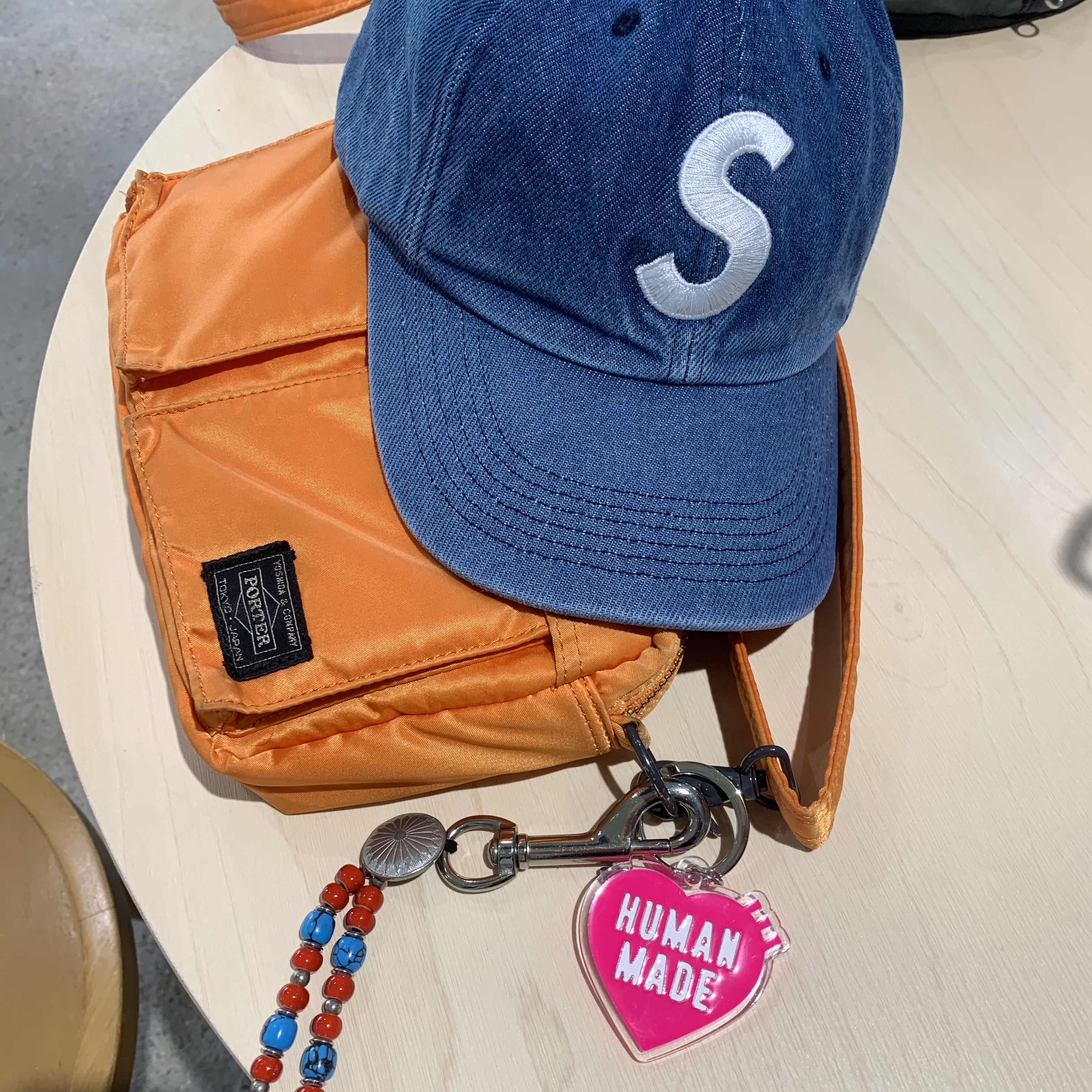 Supreme Pigment S Logo 6-Panel Denim - 24FW 착용 스타일