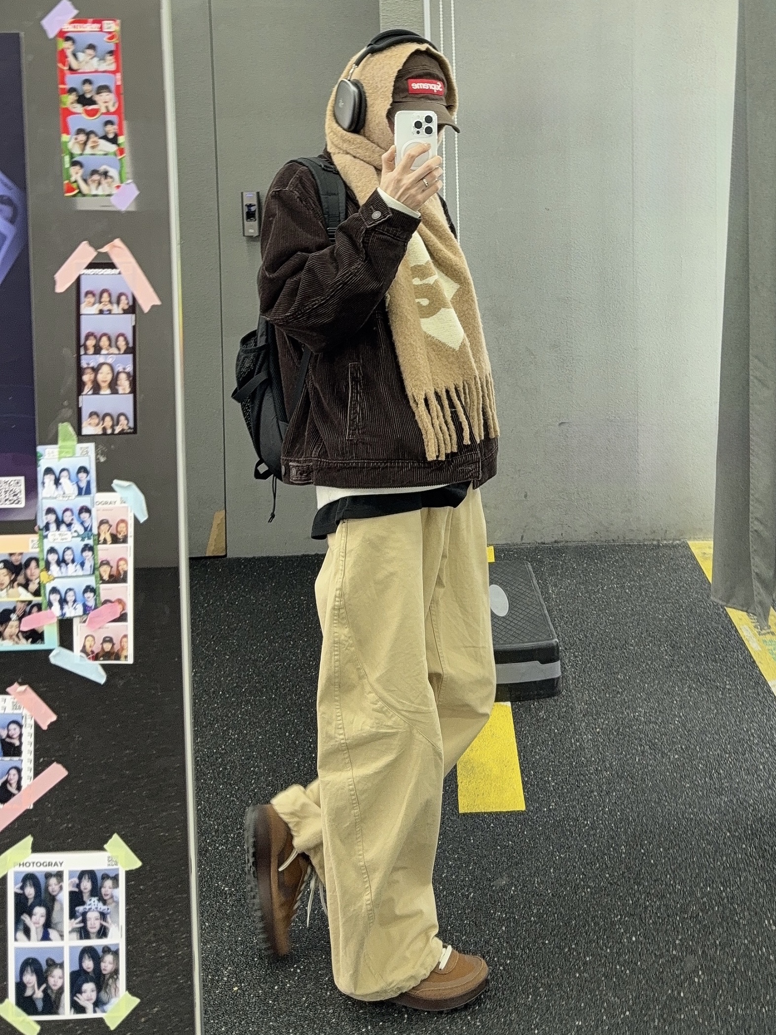 Nike x Tom Sachs General Purpose Shoe Brown, Supreme Backpack Black - 23FW 착용 스타일 - 1