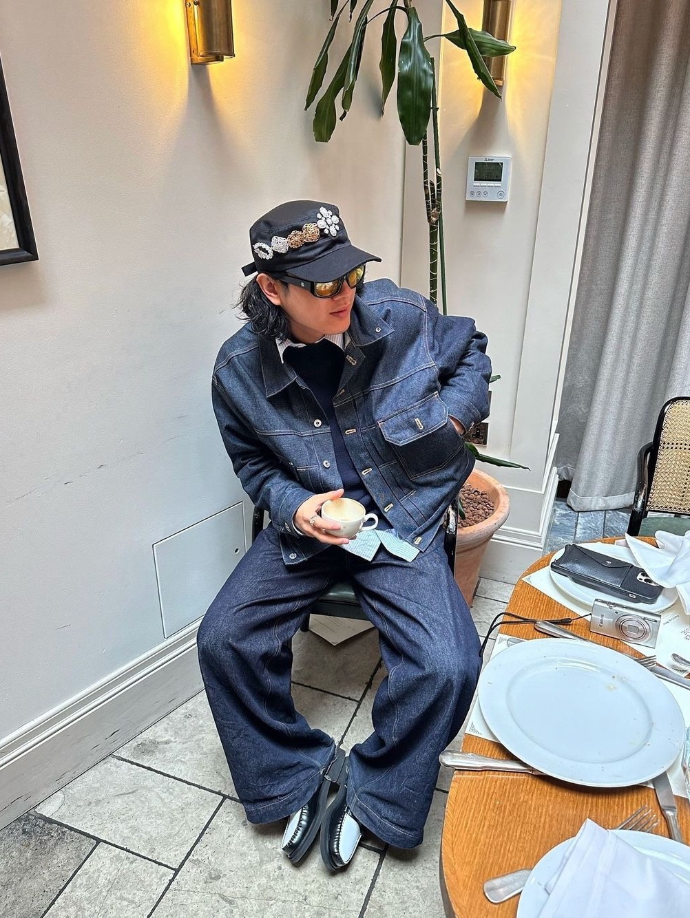 [20% 적립] Polo Ralph Lauren American Flag Polo Sports Denim Jacket Edgemere - 24FW, A.Presse 1st Type Denim Jacket Indigo - 24FW 착용 스타일 - 2