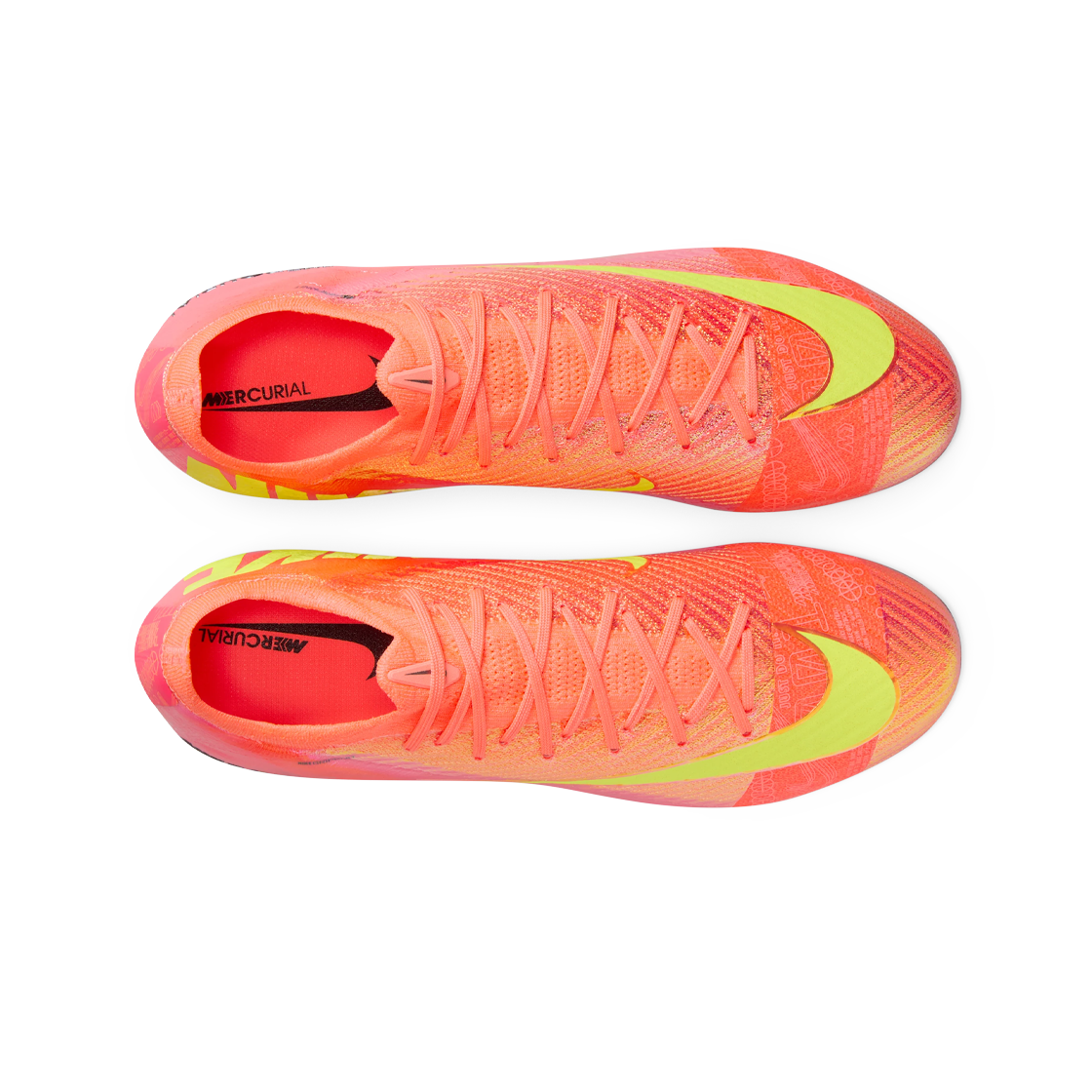 나이키 줌 머큐리얼 베이퍼 16 엘리트 SE FG 토탈 크림슨 앤 브라이트 망고(Nike Zoom Mercurial Vapor 16 Elite SE FG Total Crimson and Bright Mango) - 2