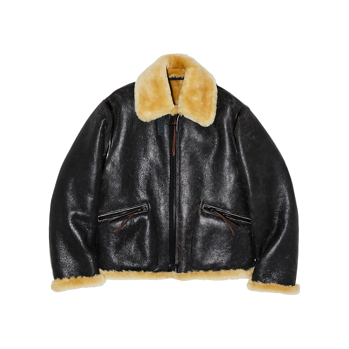 아비렉스 7522 B-1 레더 자켓 블랙 - 24FW(Avirex 7522 B-1 Leather Jacket Black - 24FW)