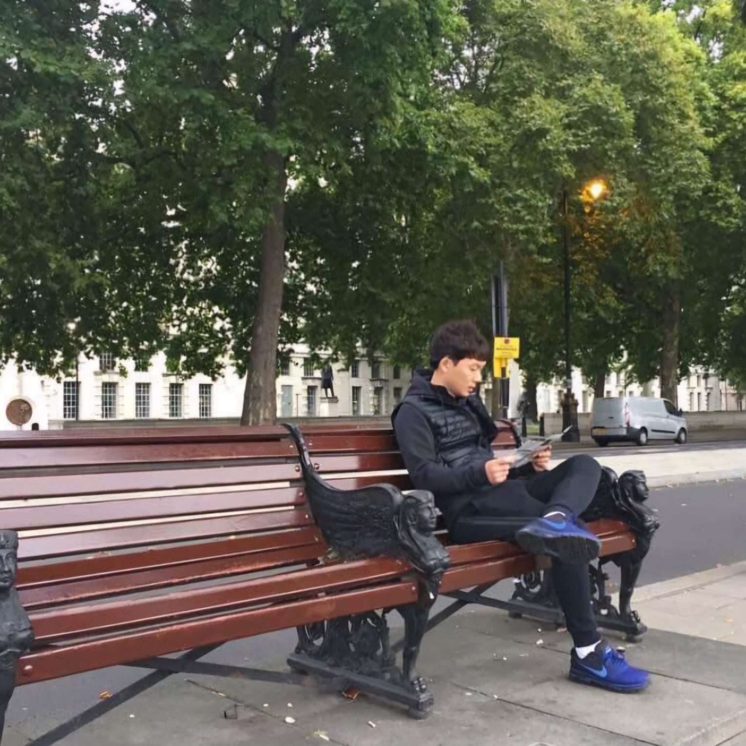 Nike NSW Tech Fleece Full Zip Hoodie Black - Asia, Nike NSW Tech Fleece Jogger Black - Asia 착용 스타일 - 3