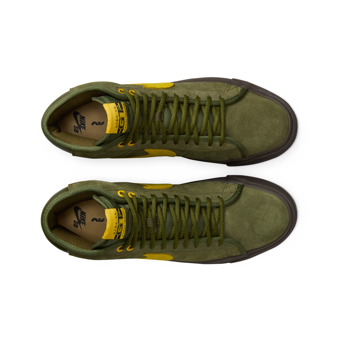 나이키 x 안티히어로 SB 줌 블레이저 미드 러프 그린 앤 아마릴로(Nike x Antihero SB Zoom Blazer Mid Rough Green and Amarillo) - 2