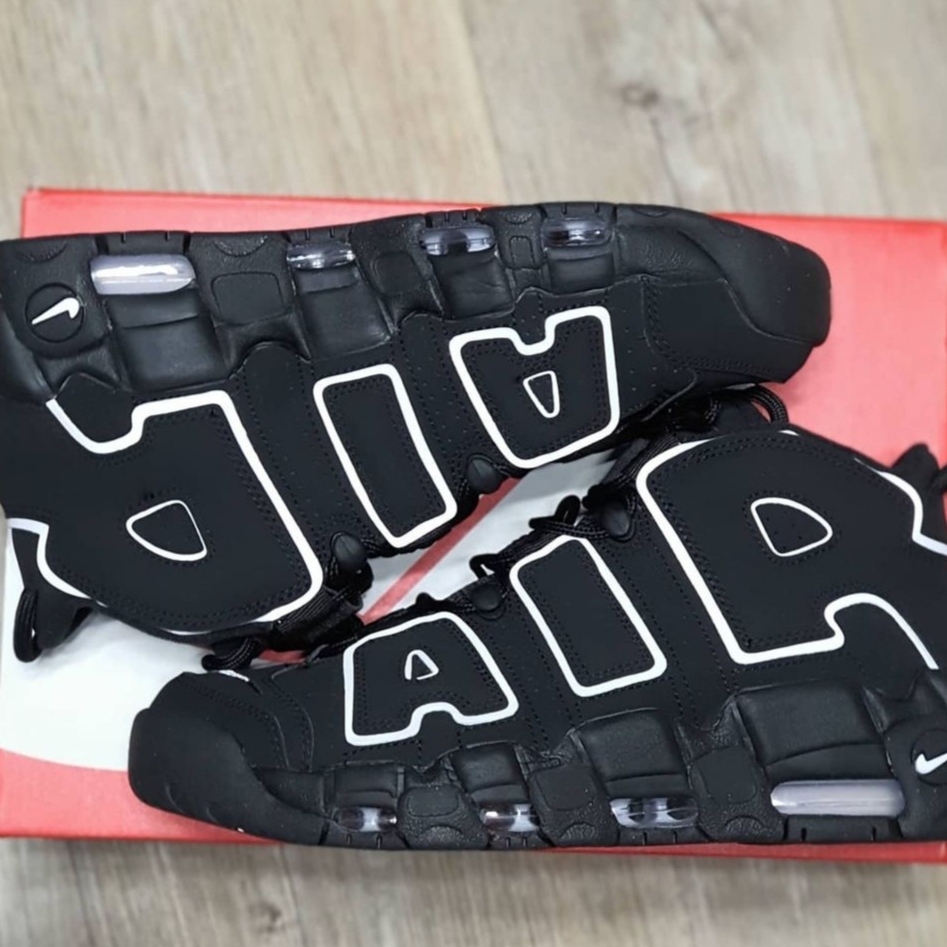 Nike x Ambush Air More Uptempo Low Black and White 착용 스타일