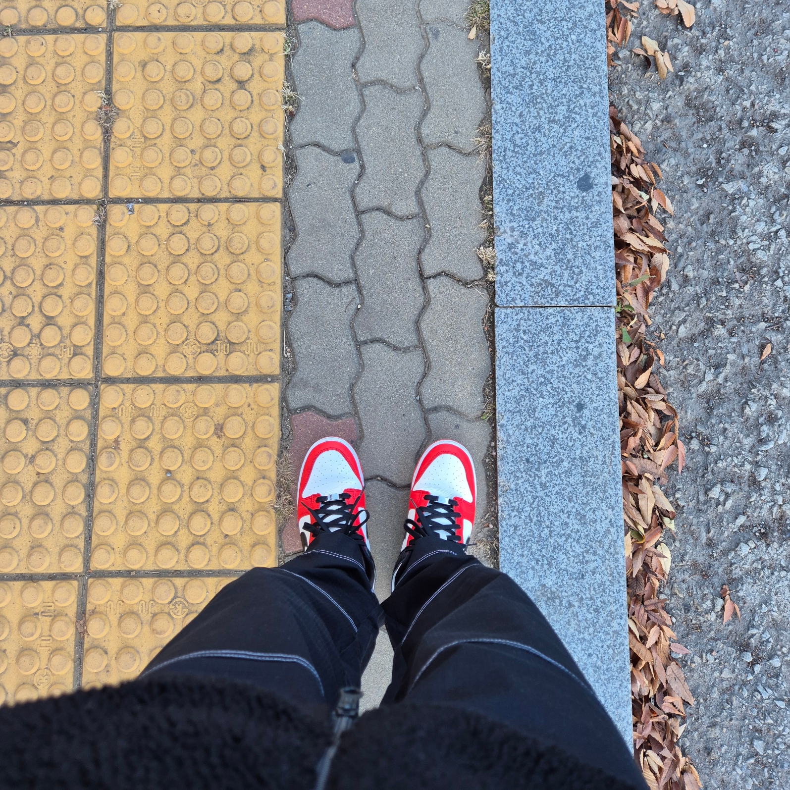 Nike x NBA Dunk Low Retro EMB Black and Chile Red, Nike Big Swoosh Full Zip Jacket Black Sail 착용 스타일