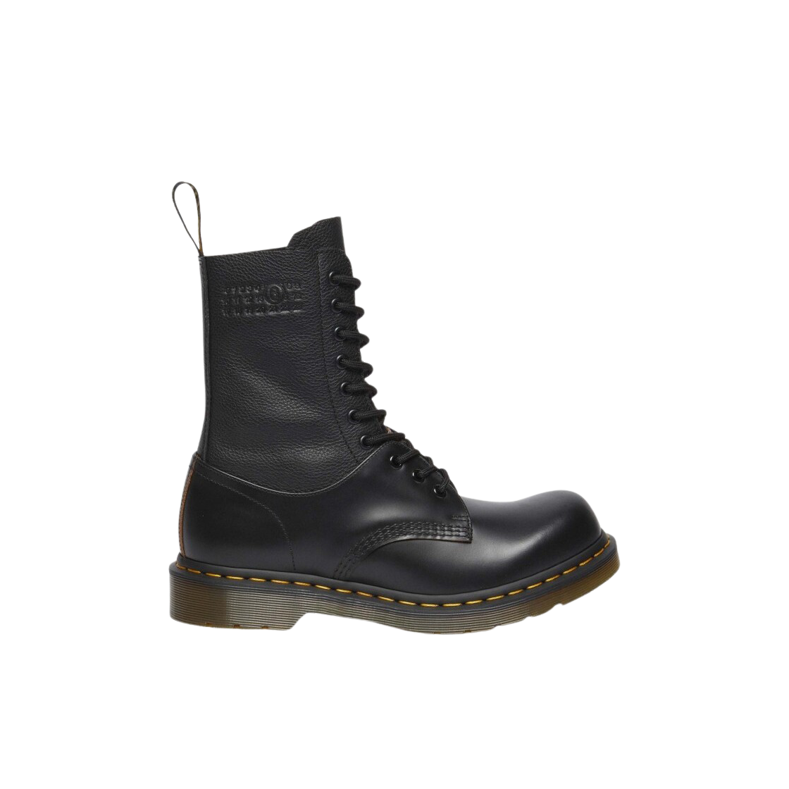 32185001 Dr. Martens x MM6 Maison Margiela 1490/1461 Twist Vintage Smooth Virginia Black