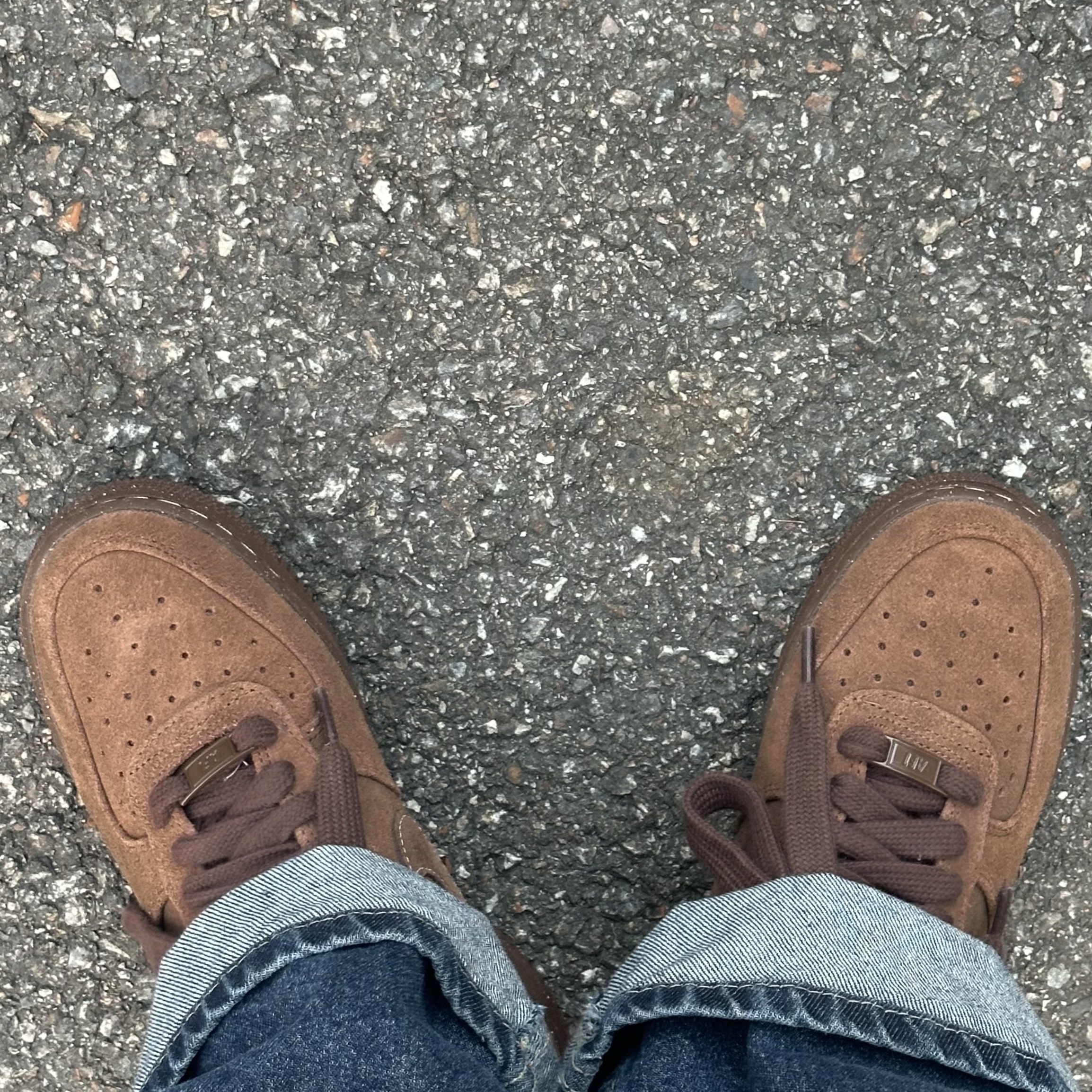 (W) Nike Air Force 1 '07 Cacao Wow 착용 스타일 - 2