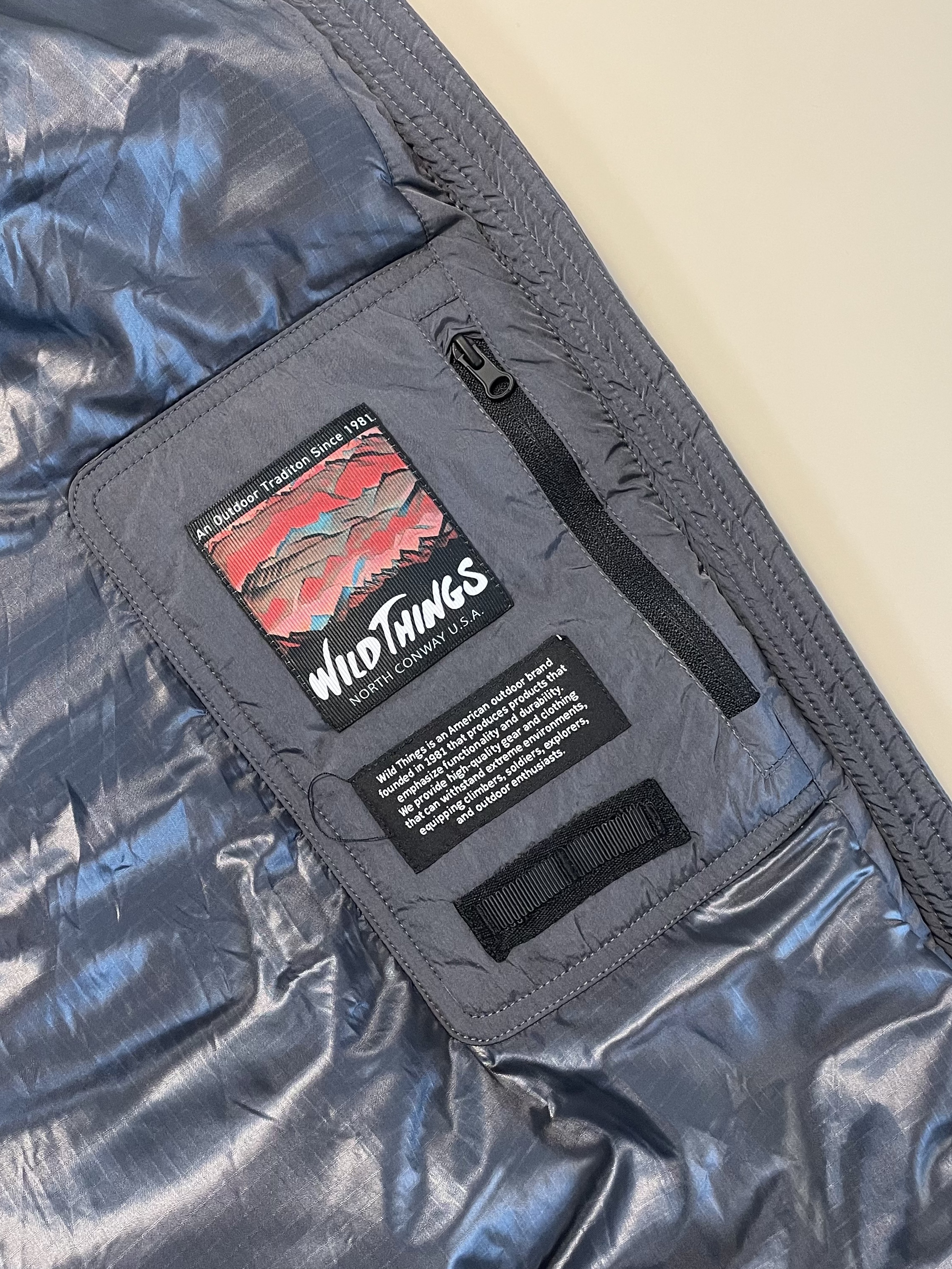 Wildthings Mountain Field Padding Jacket Graphite 착용 스타일 - 6