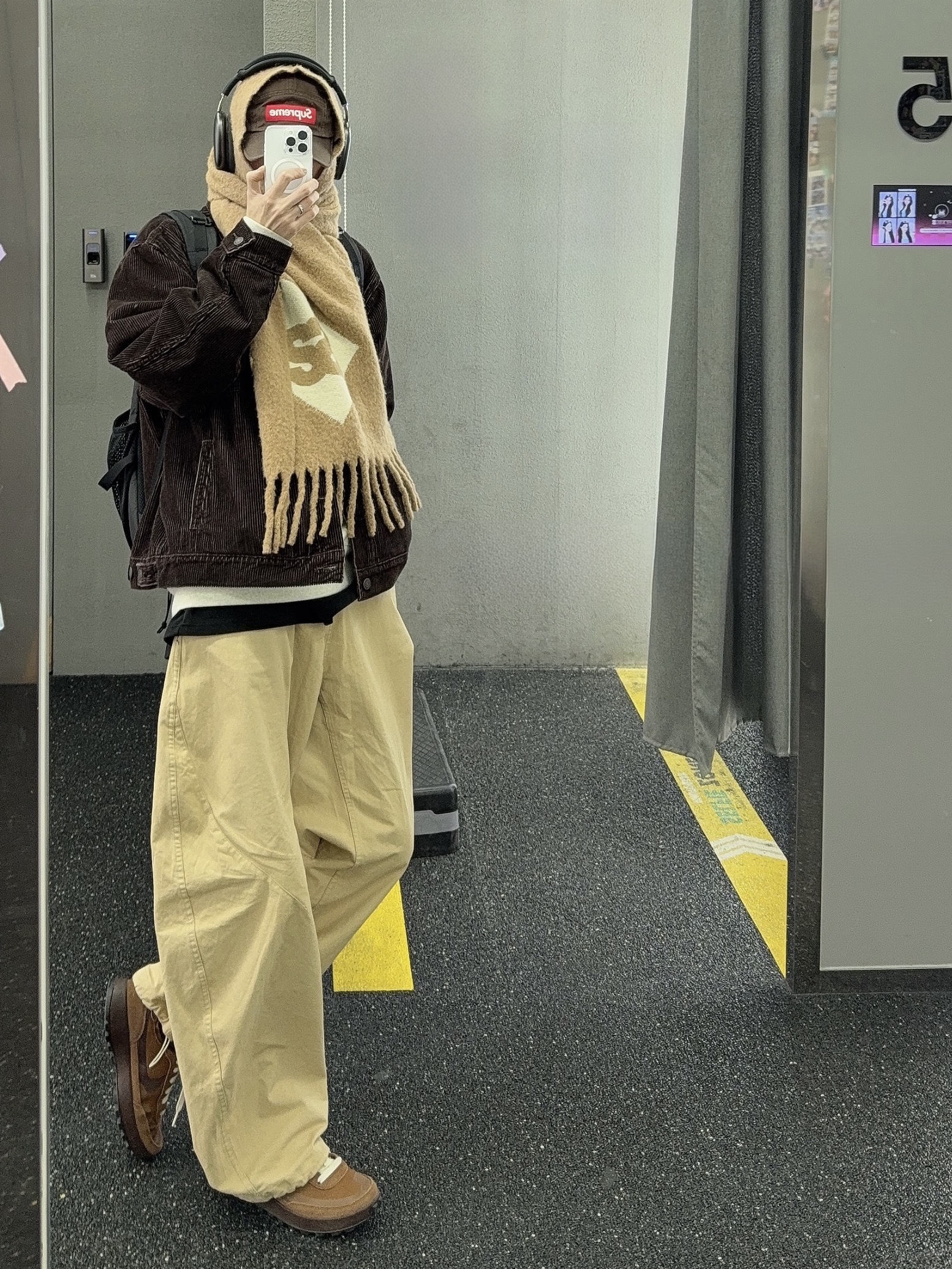Nike x Tom Sachs General Purpose Shoe Brown, Supreme Backpack Black - 23FW 착용 스타일 - 7