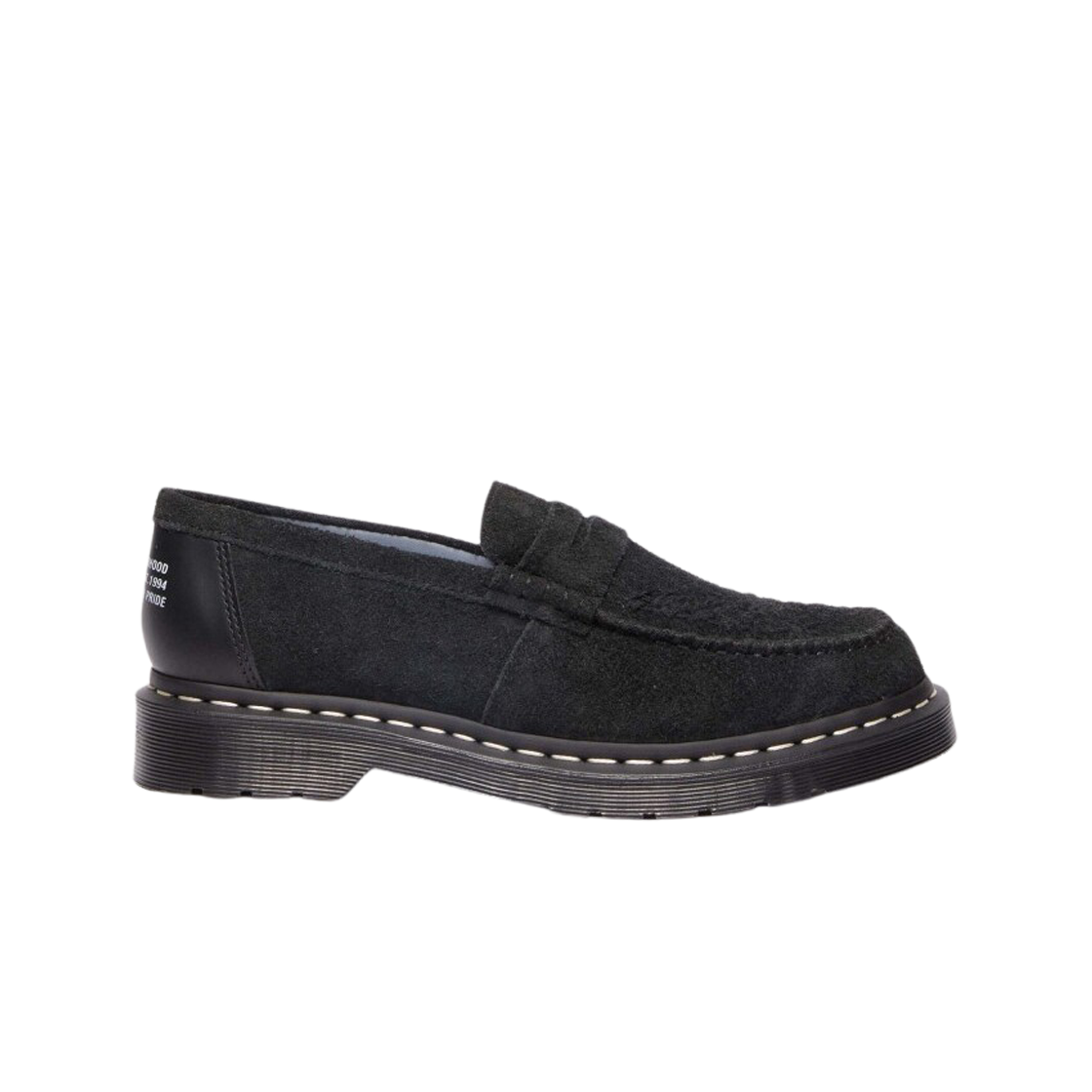 닥터마틴 x 네이버후드 펜톤 크리퍼 헤어리 스웨이드 스무스 레더 블랙(Dr. Martens x Neighborhood Penton Creeper Hairy Suede Smooth Leather Black)