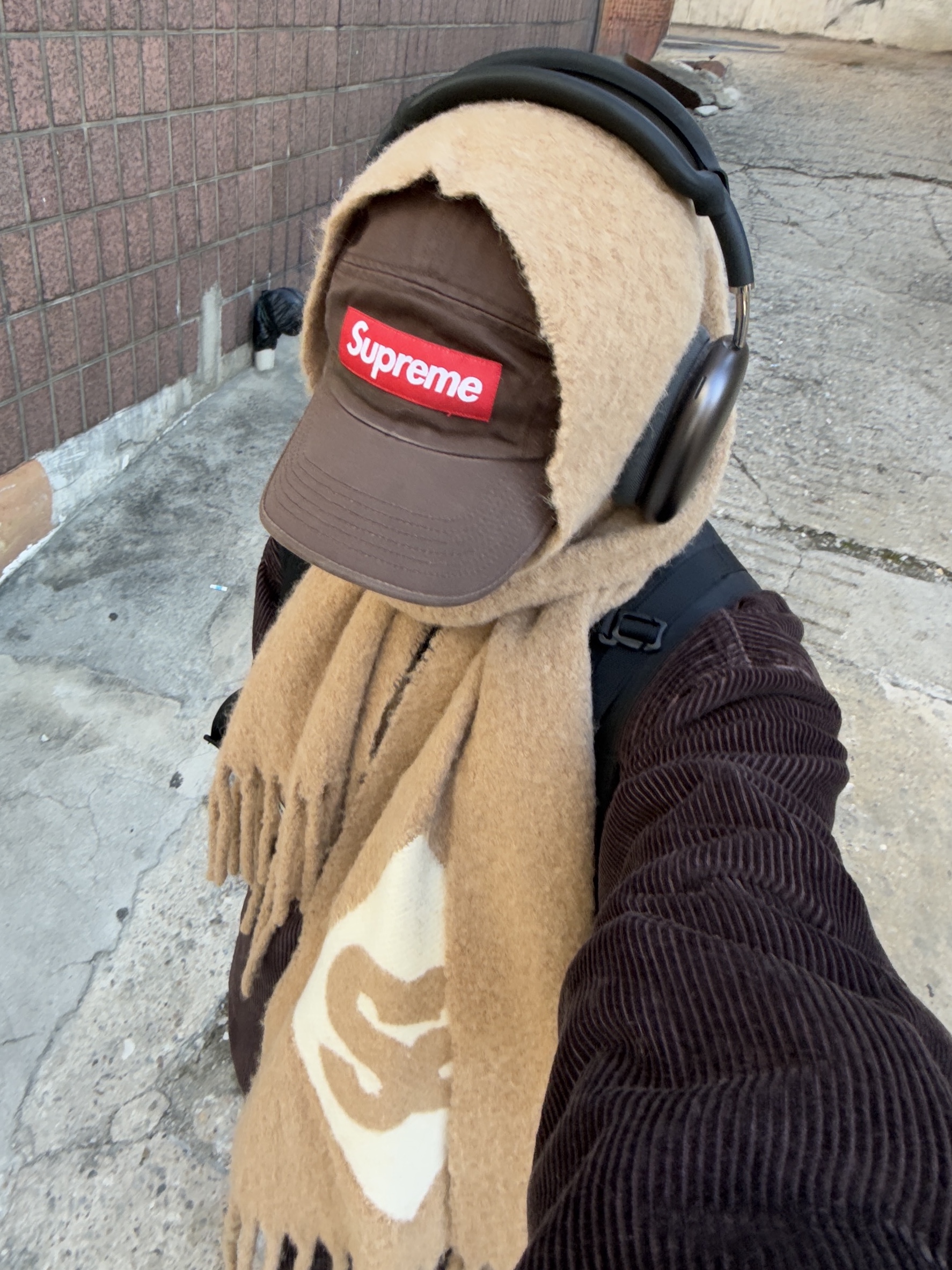 Nike x Tom Sachs General Purpose Shoe Brown, Supreme Washed Chino Twill Camp Cap Brown - 21FW 착용 스타일 - 5