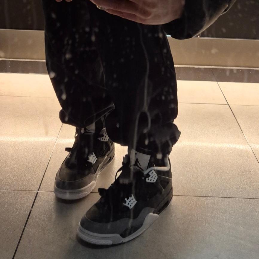 Jordan 4 Retro Fear 2024, Nike ACG Therma-Fit Fleece Pullover Hoodie Black Anthracite - Asia 착용 스타일 - 1