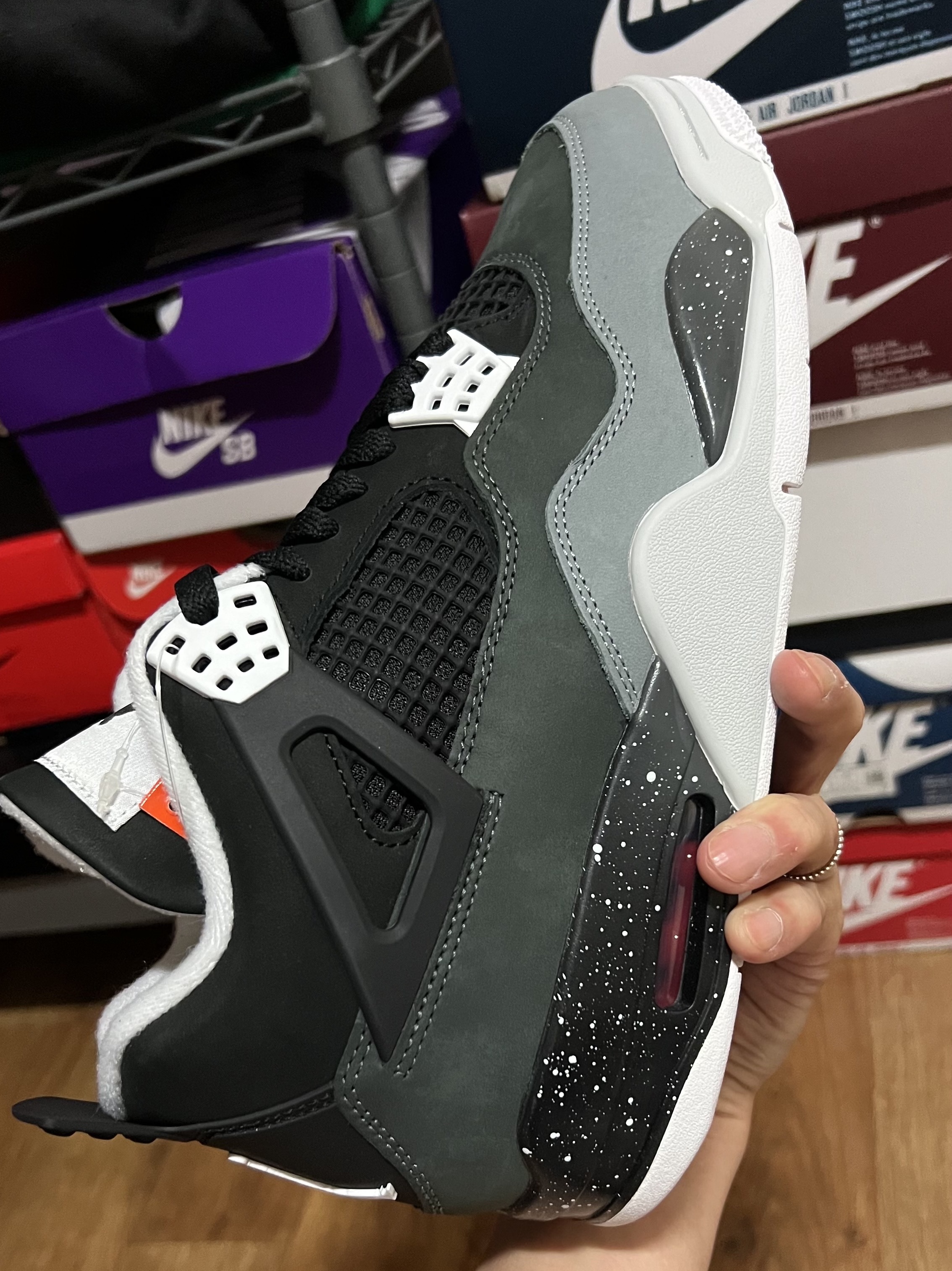 Jordan 4 Retro Fear 2024 착용 스타일 - 2