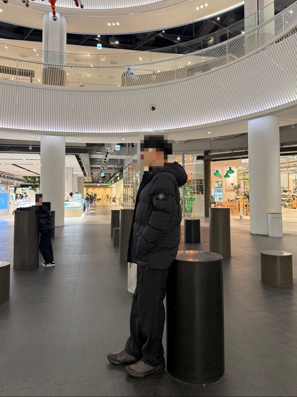 Stone Island 40723 Crinkle Reps Hooded Down Jacket Black - 24FW, On Running x Post Archive Faction (Paf) Cloudventure Peak Cacao Espresso 착용 스타일