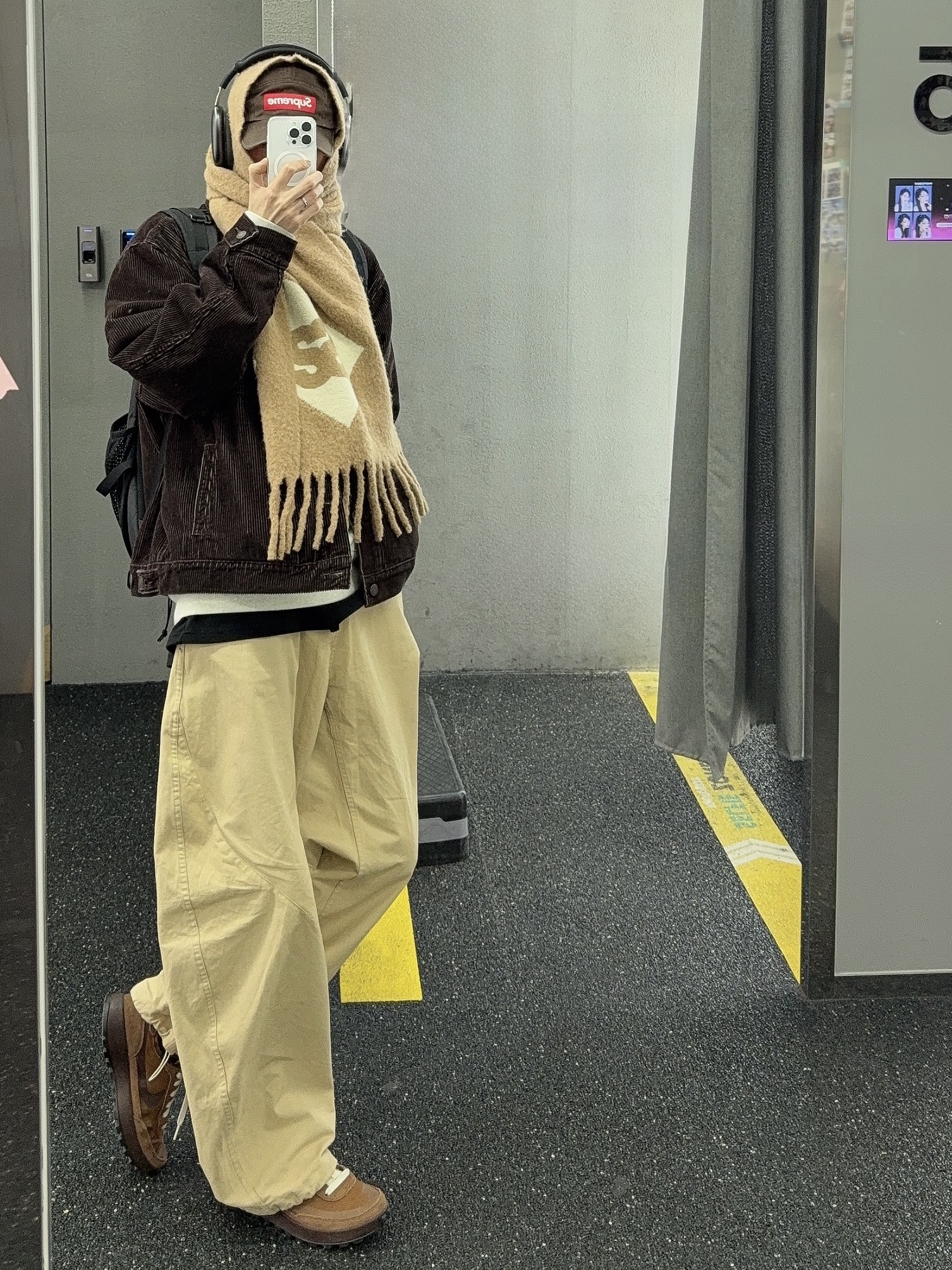 Nike x Tom Sachs General Purpose Shoe Brown, Supreme Backpack Black - 23FW 착용 스타일 - 6