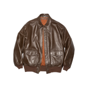 Avirex 7522 A-2 Leather Jacket Brown - 24FW