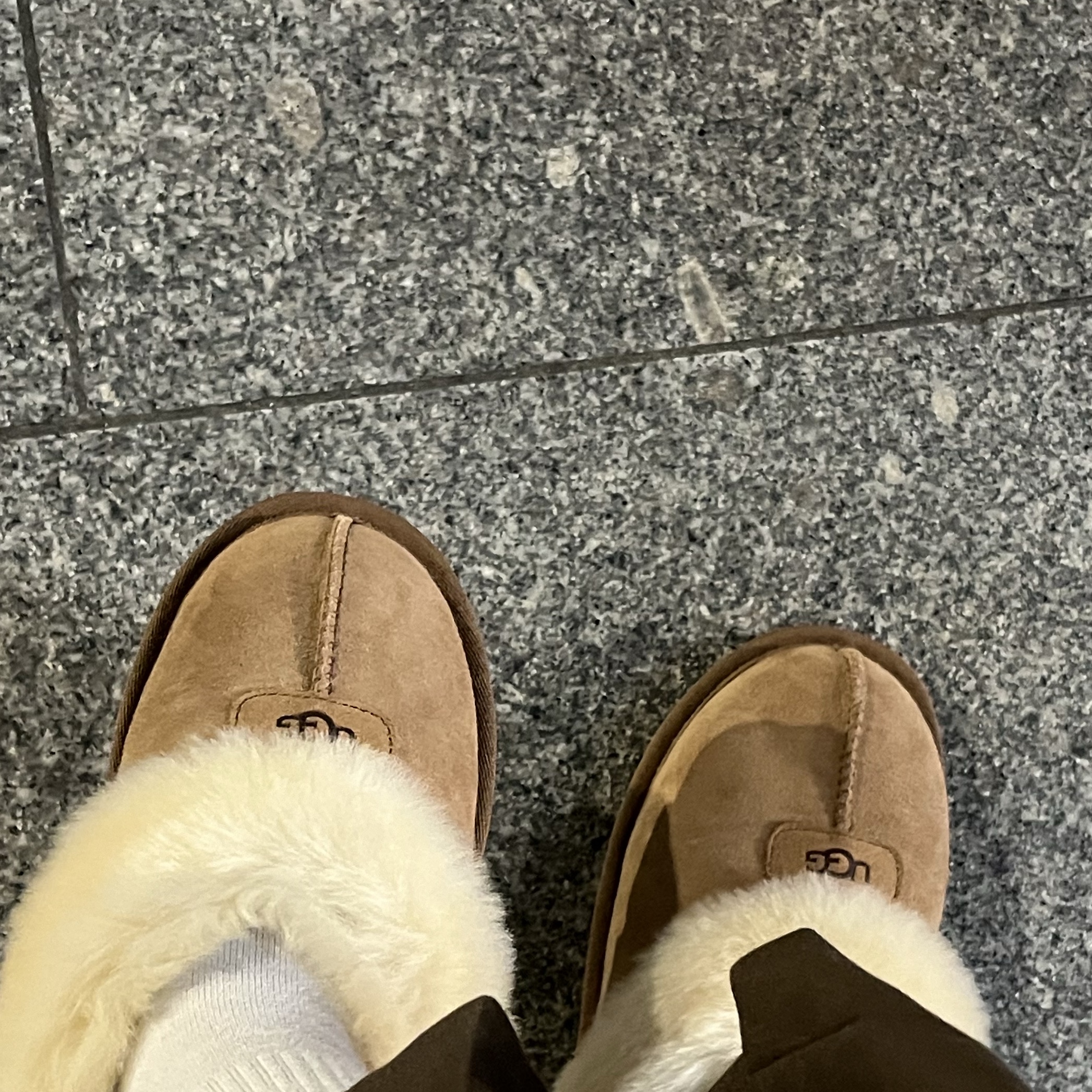 (W) UGG Coquette Slipper Chestnut 착용 스타일