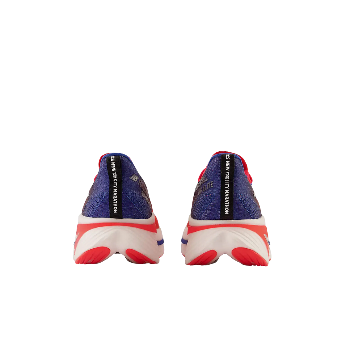 (W) 뉴발란스 NYC 마라톤 퓨어셀 슈퍼컴프 엘리트 v3 일렉트릭 레드 코발트((W) New Balance NYC Marathon Fuelcell SuperComp Elite v3 Electric Red Cobalt) - 3