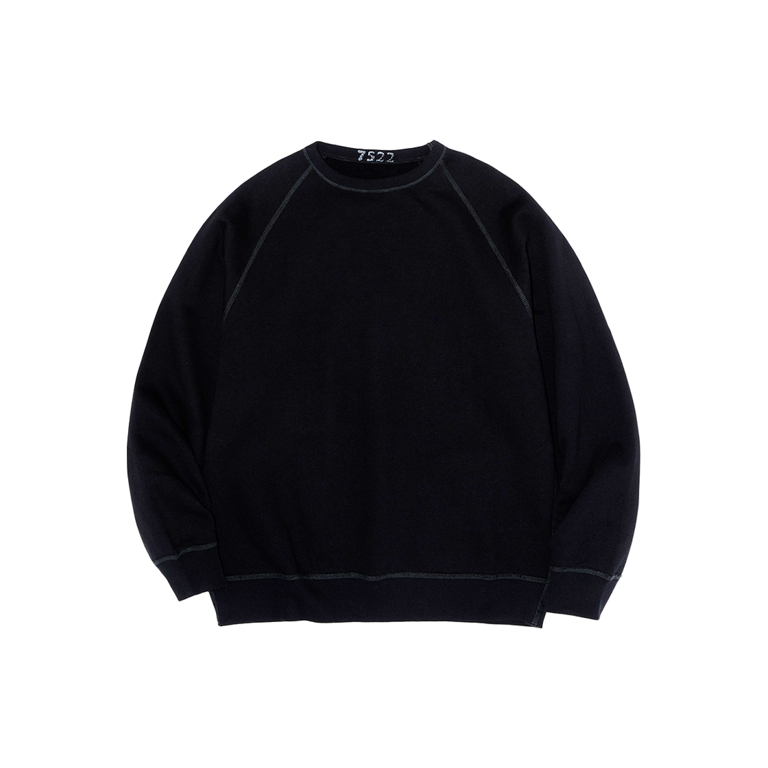 아비렉스 7522 스웨트 셔츠 블랙 - 24FW(Avirex 7522 Sweat Shirts Black - 24FW)