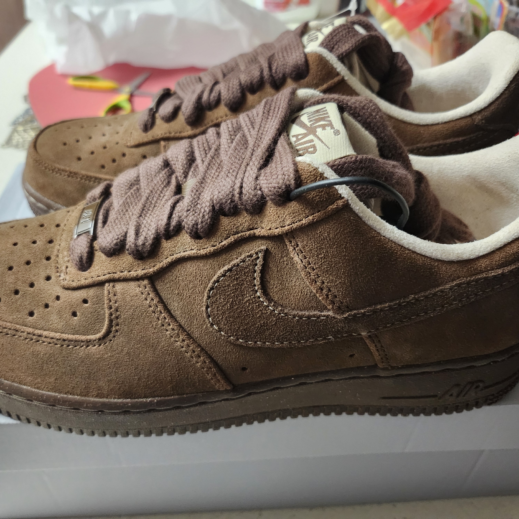 (W) Nike Air Force 1 '07 Cacao Wow 착용 스타일