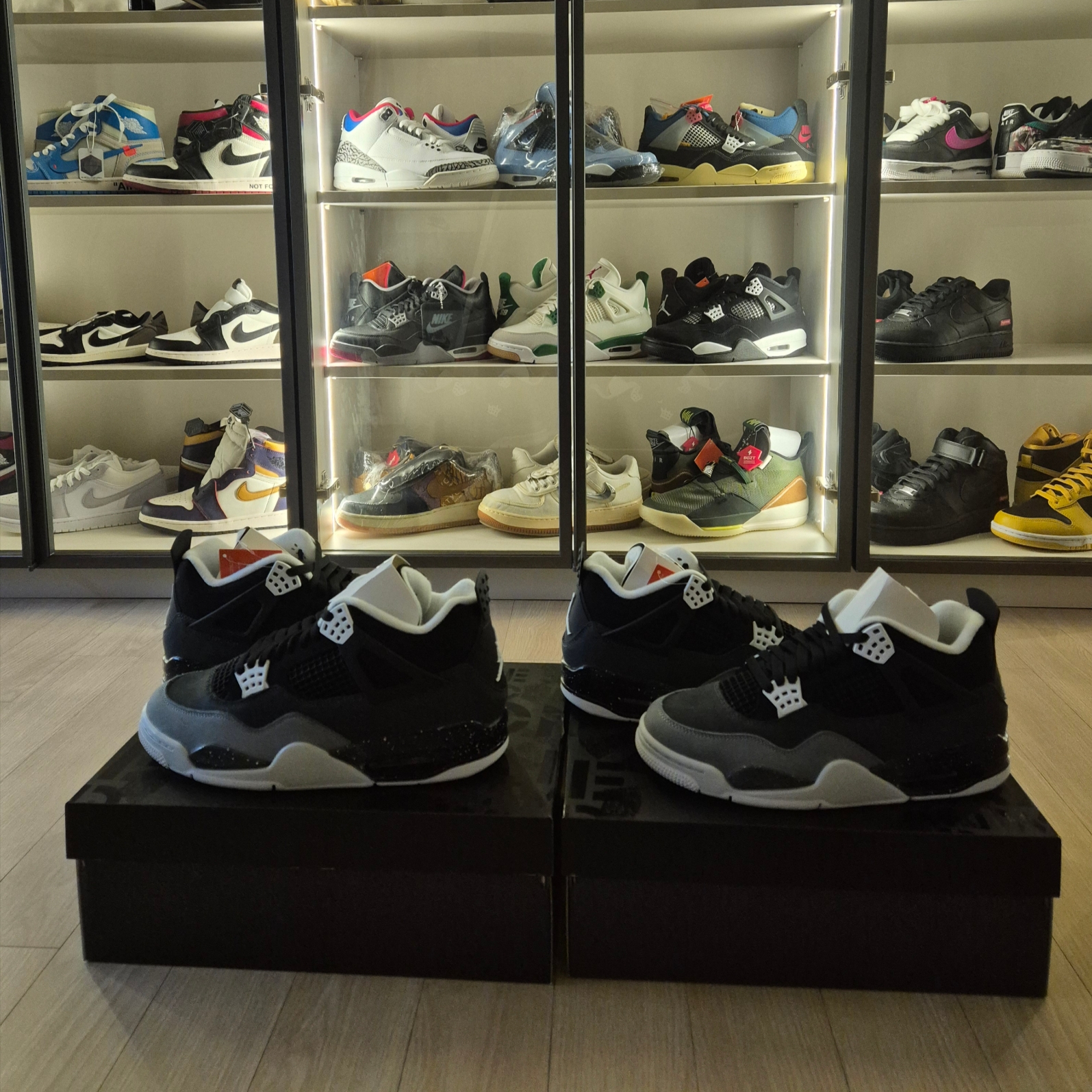 Jordan 4 Retro Fear 2024 착용 스타일 - 1