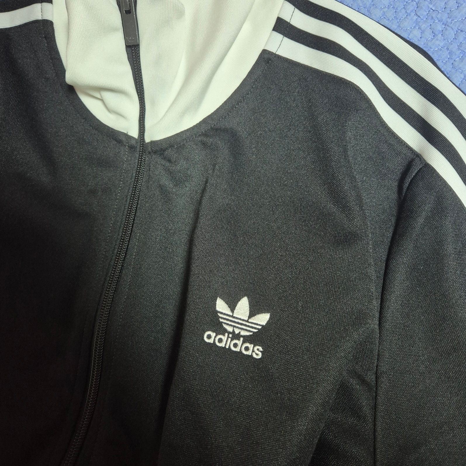 Adidas Adicolor Classics Beckenbauer Track Jacket Black - KR Sizing 착용 스타일