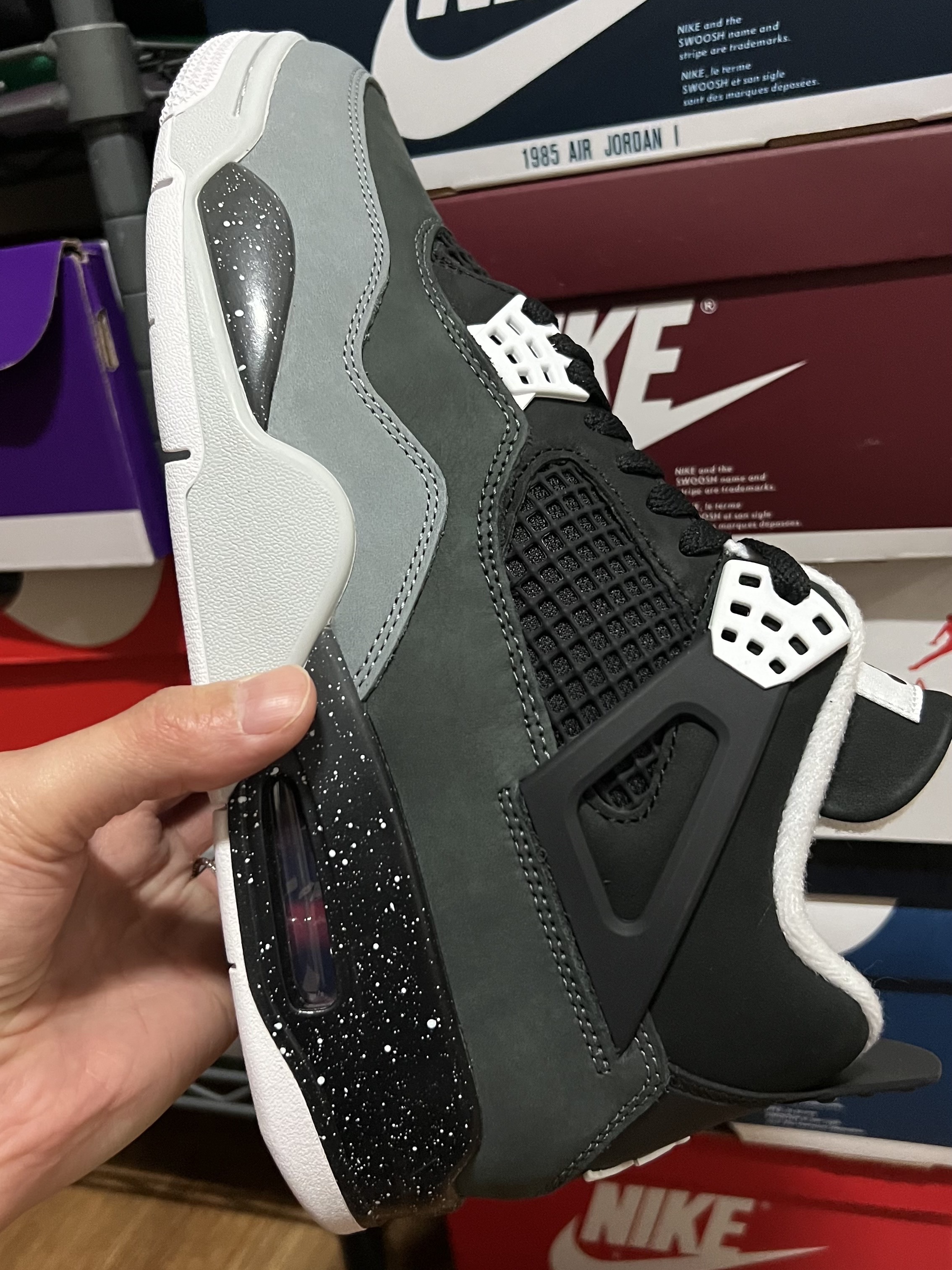 Jordan 4 Retro Fear 2024 착용 스타일 - 3