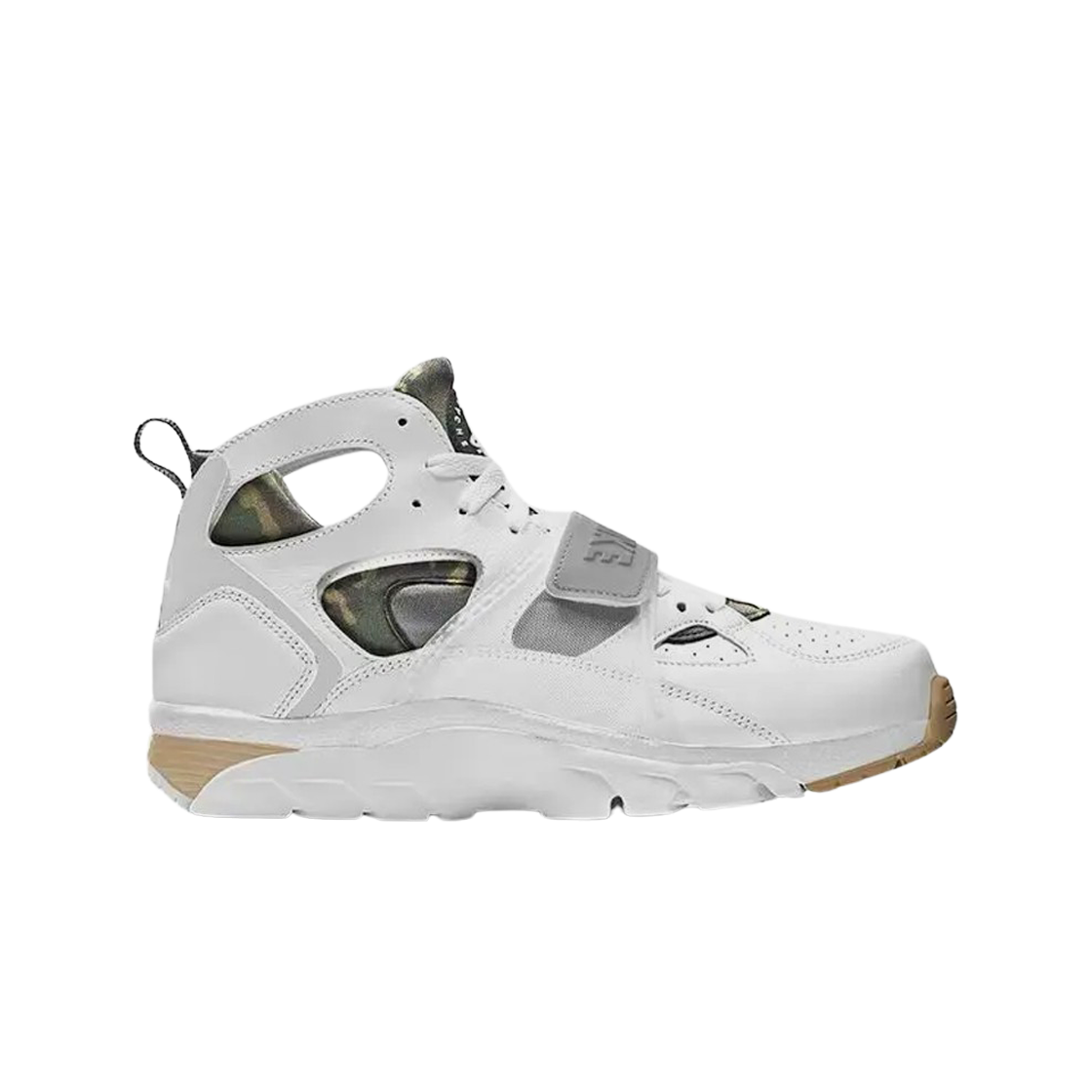 나이키 x 코르테이즈 에어 허라치 라이트 본 화이트 블랙 검 미디움 브라운(Nike x Corteiz Air Huarache Light Bone White Black Gum Medium Brown) - 1