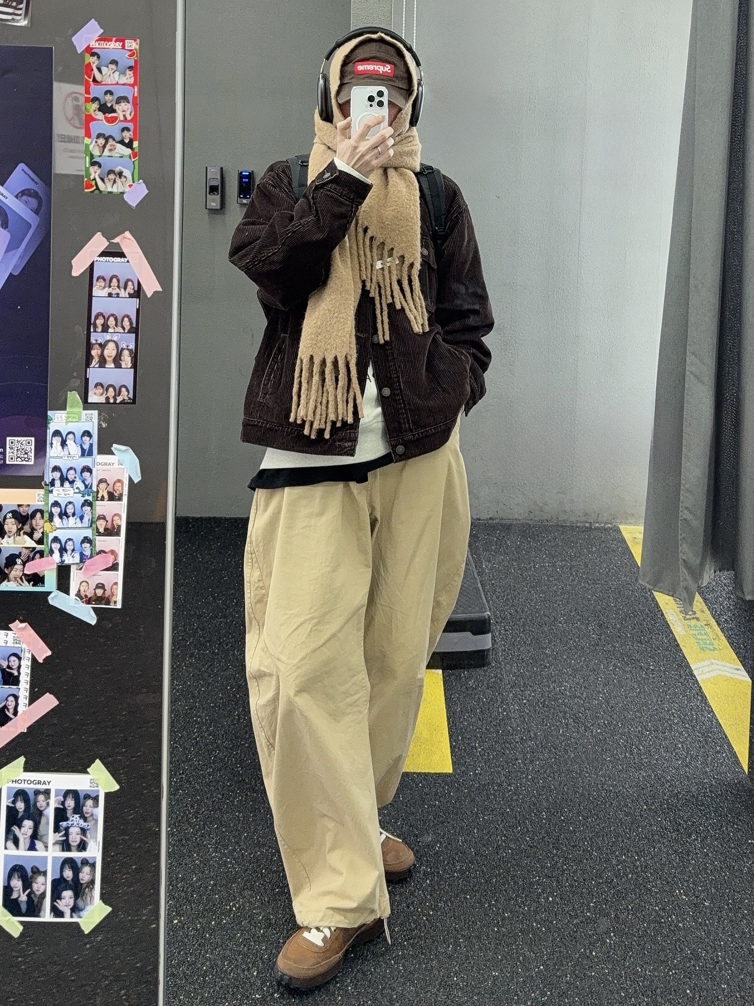 Nike x Tom Sachs General Purpose Shoe Brown, Supreme Backpack Black - 23FW 착용 스타일 - 8