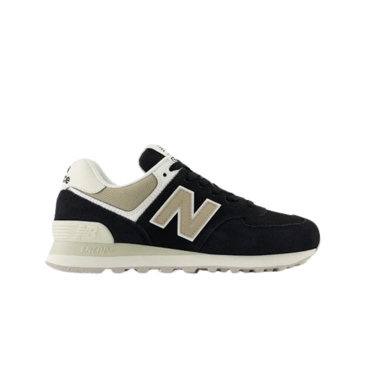(W) New Balance 574 Black Elephant