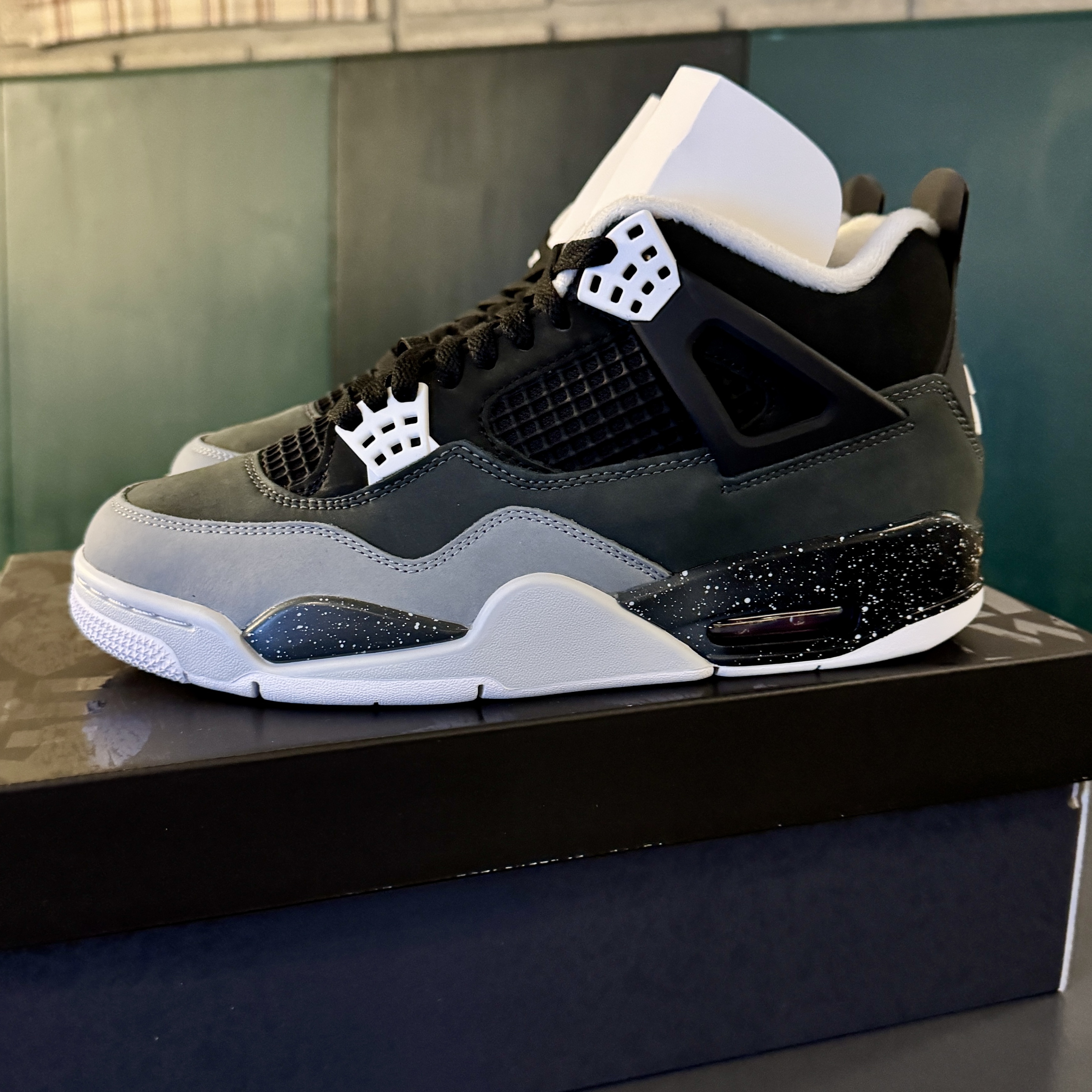 Jordan 4 Retro Fear 2024 착용 스타일 - 1