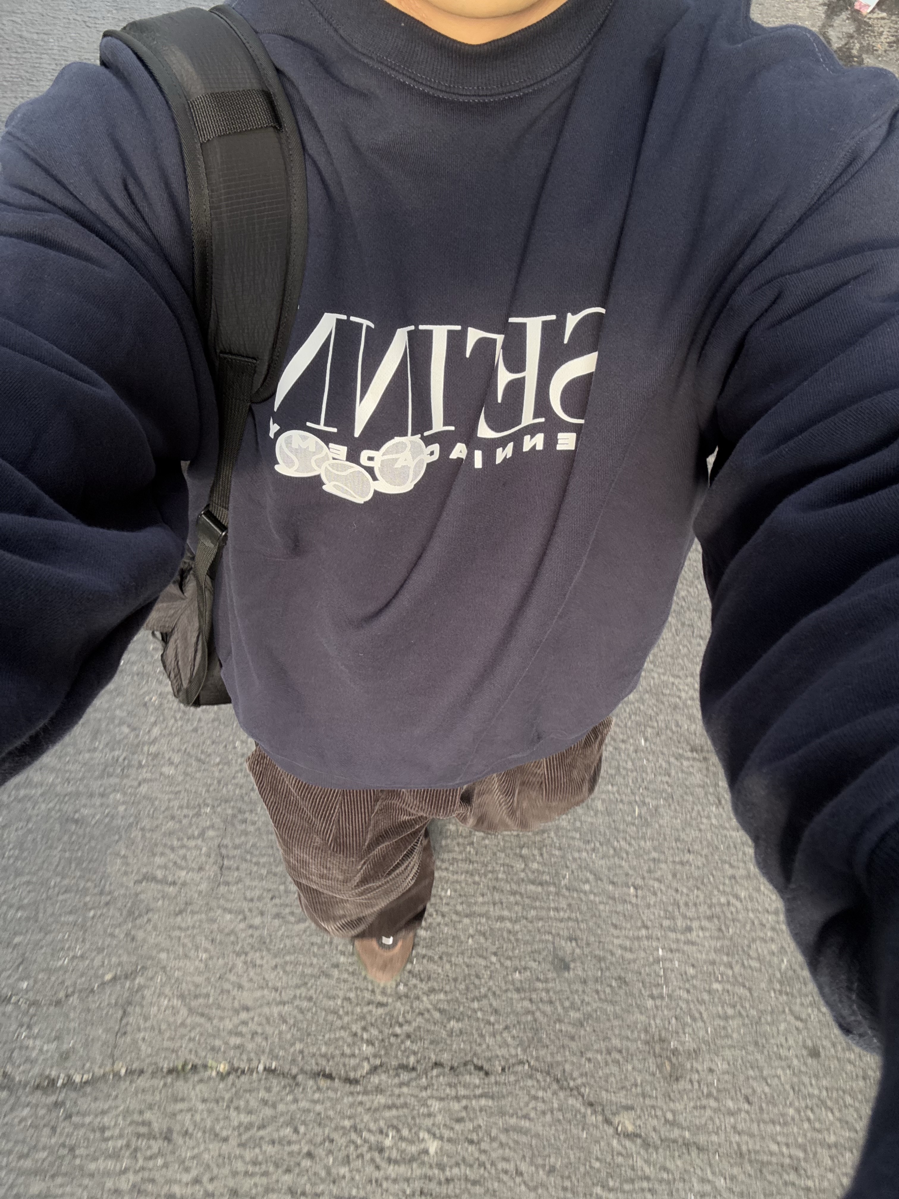 Oakley Factory Team x Brain Dead Suede Flesh Java, Arc'teryx Bird Word Toque Black Void 착용 스타일 - 4