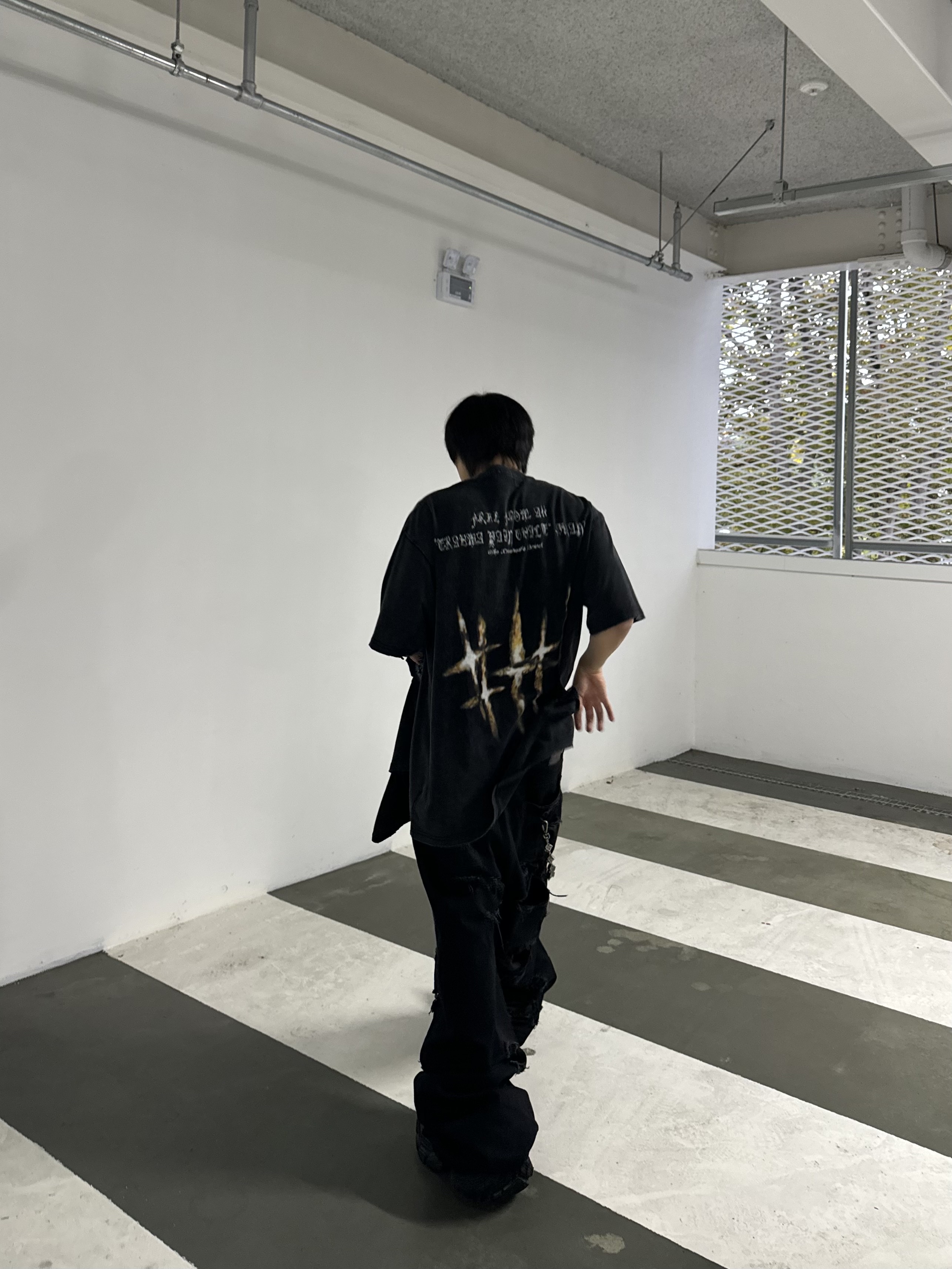 Balenciaga 10XL Sneakers Black 착용 스타일 - 6