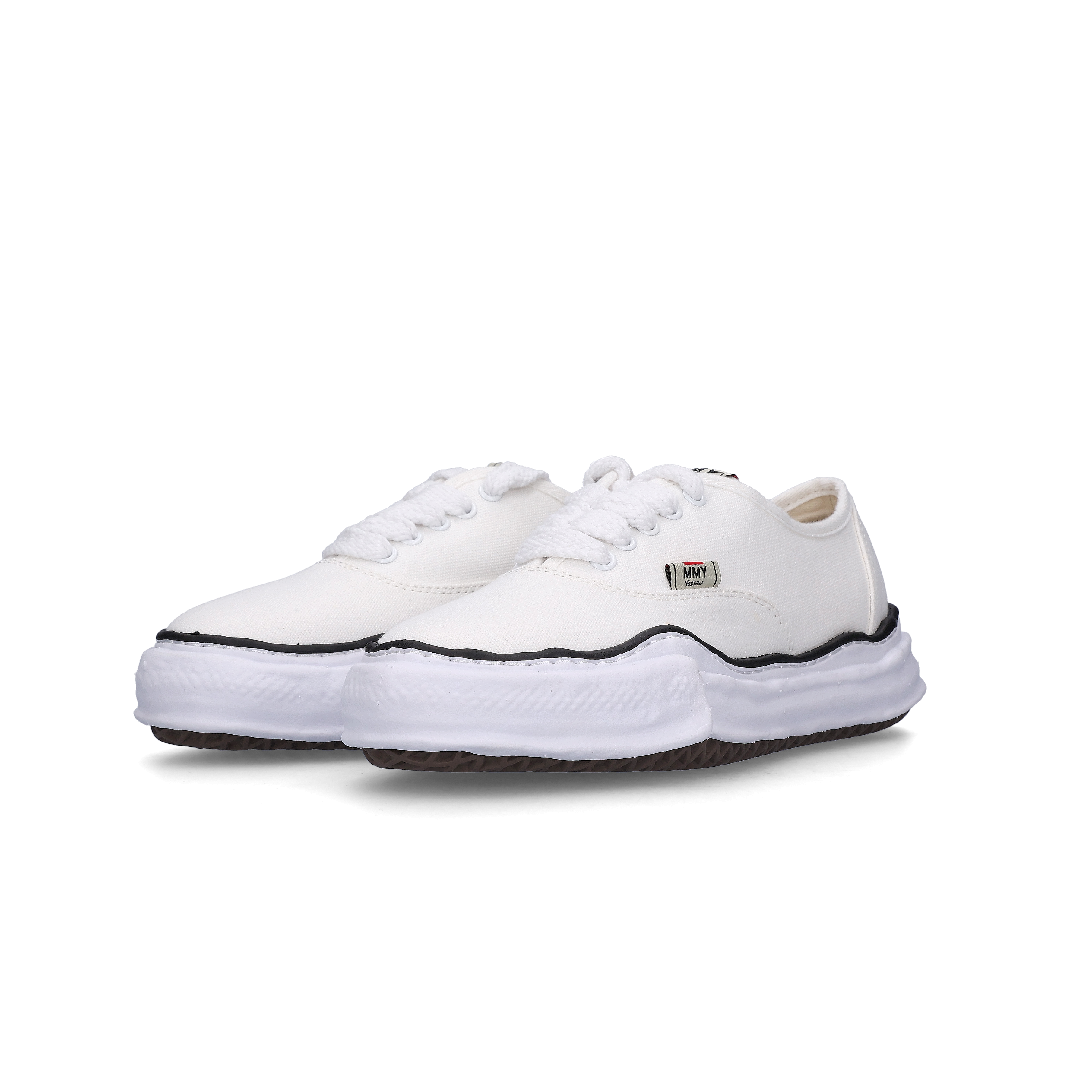 Maison Mihara Yasuhiro Baker OG Sole Canvas Low Cut Sneakers White