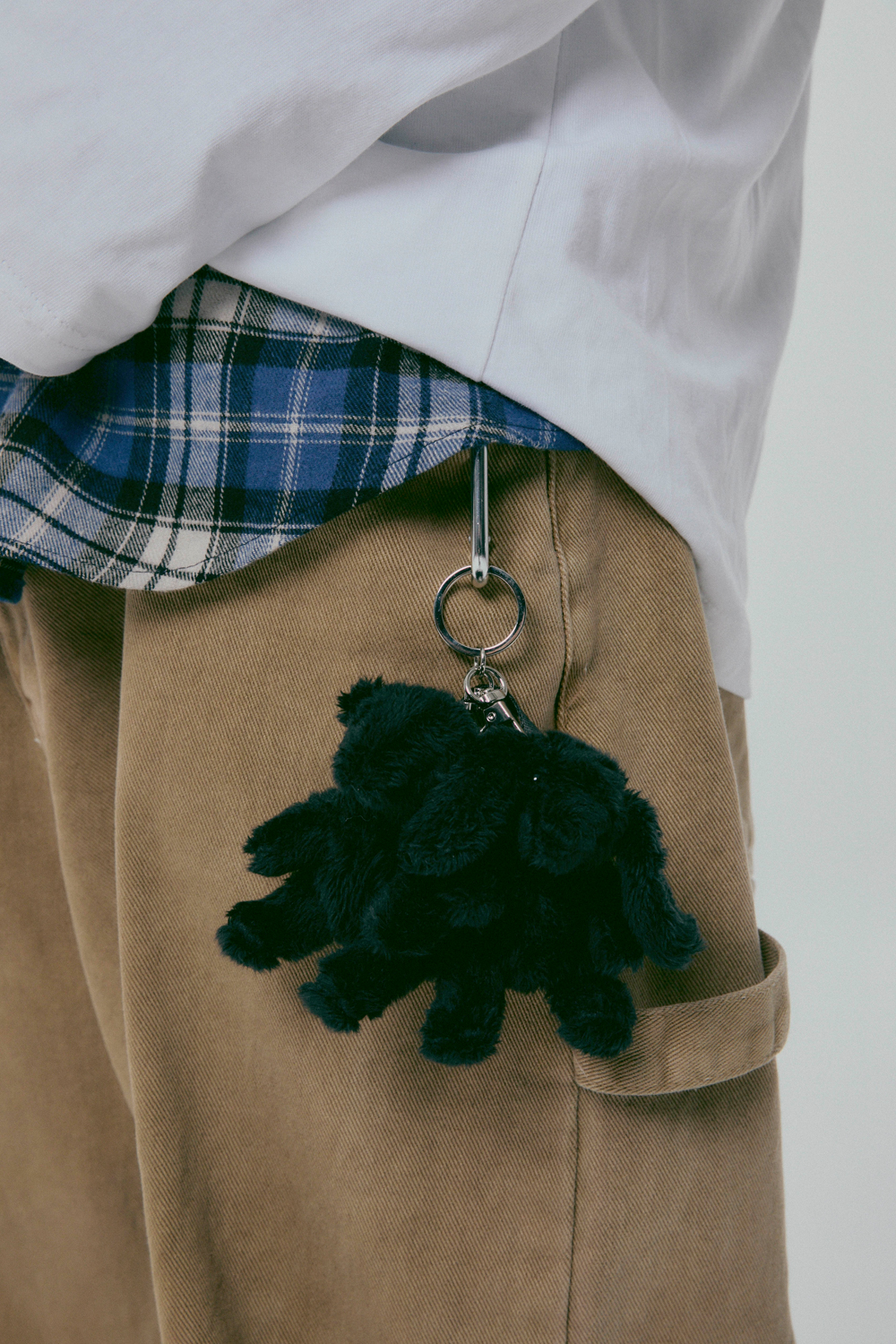 언스테디마켓 테디버니백팩 키링 블랙 | Unsteady Market | KREAM