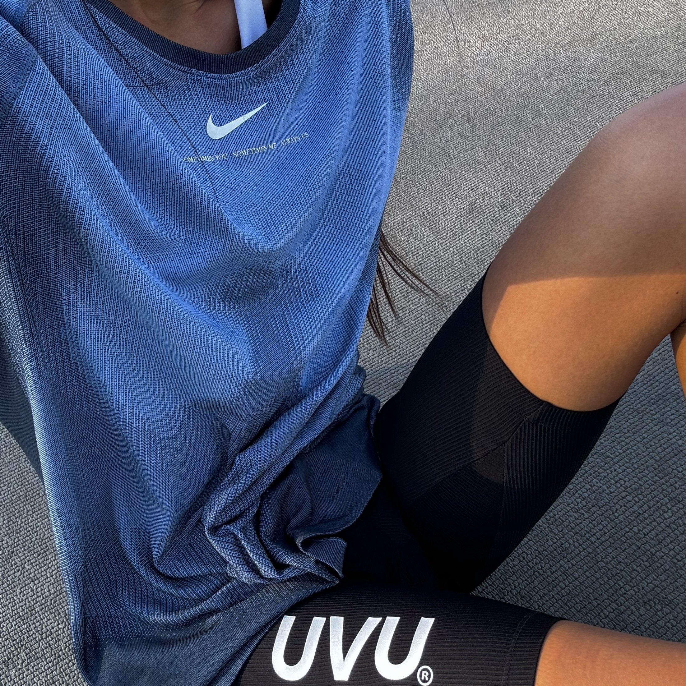 Nike x Drake Nocta Basketball LS Engineered Knit Base Layer Top Cobalt Bliss (DV3653-479) 착용 스타일