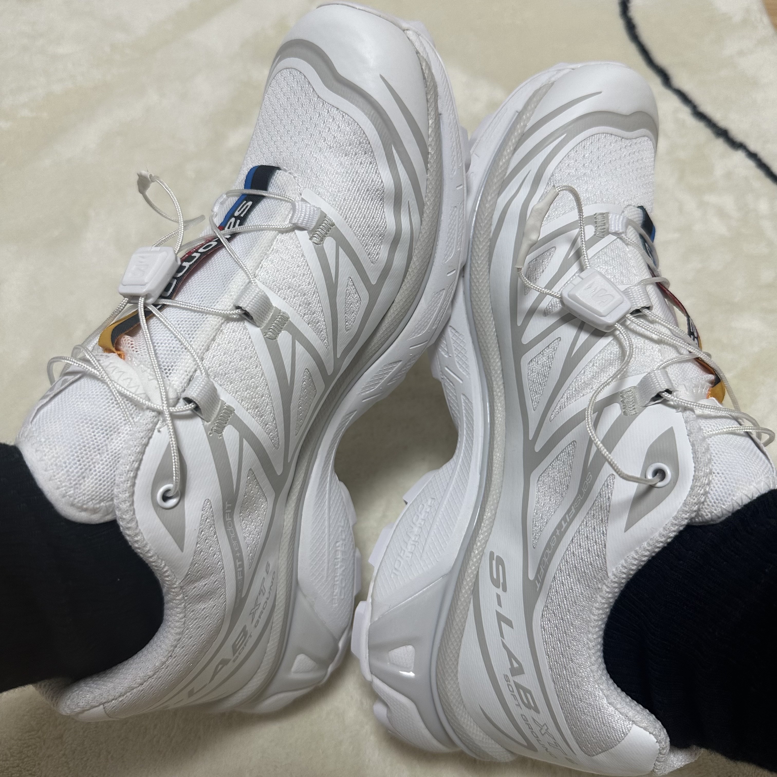 Salomon XT-6 ADV White 착용 스타일 - 2