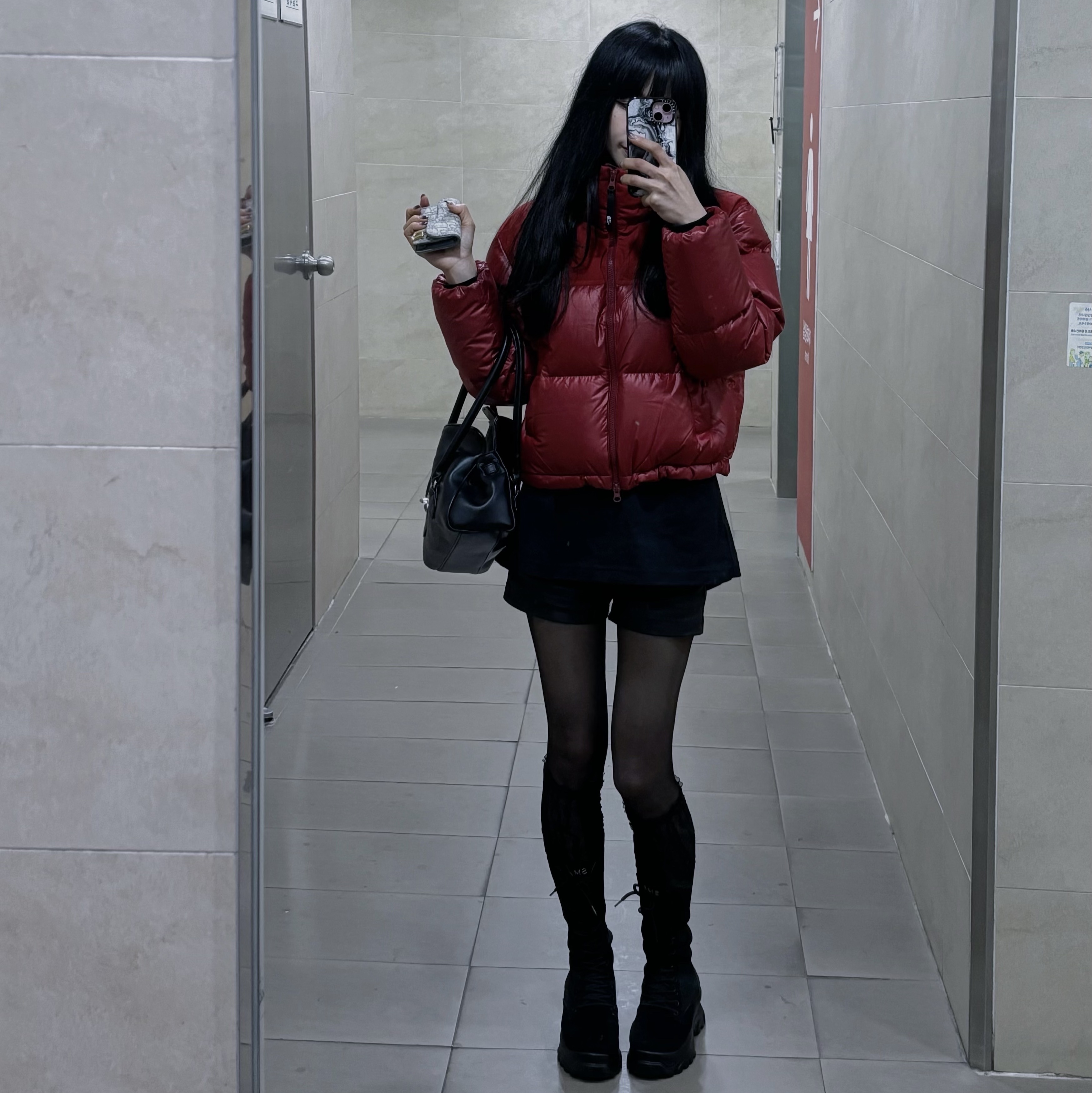 (W) The North Face White Label Novelty Nuptse Down Jacket Dark Red, Dior Saddle Flap Card Holder Grey Dior Oblique Jacquard 착용 스타일