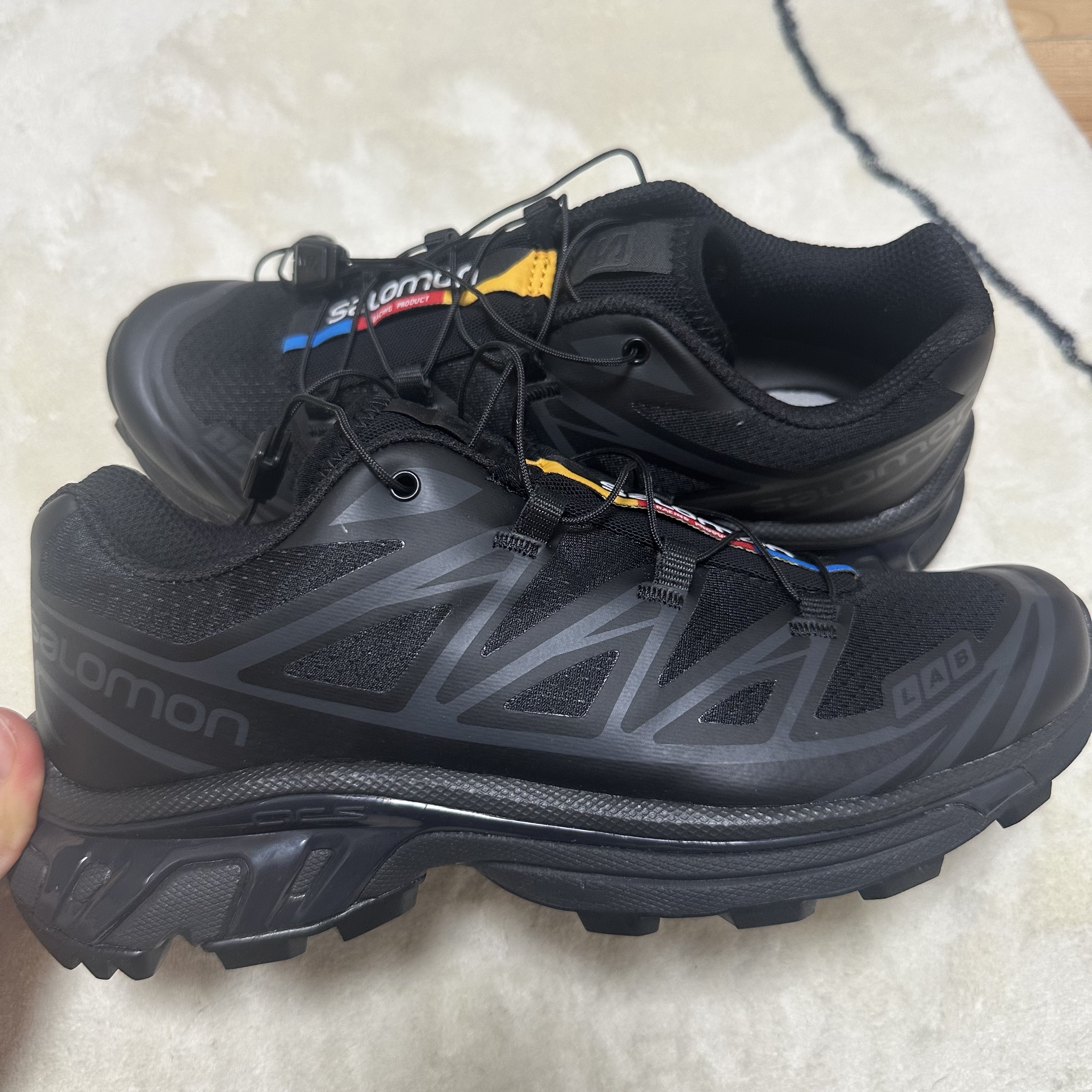 Salomon XT-6 ADV Black 착용 스타일 - 1
