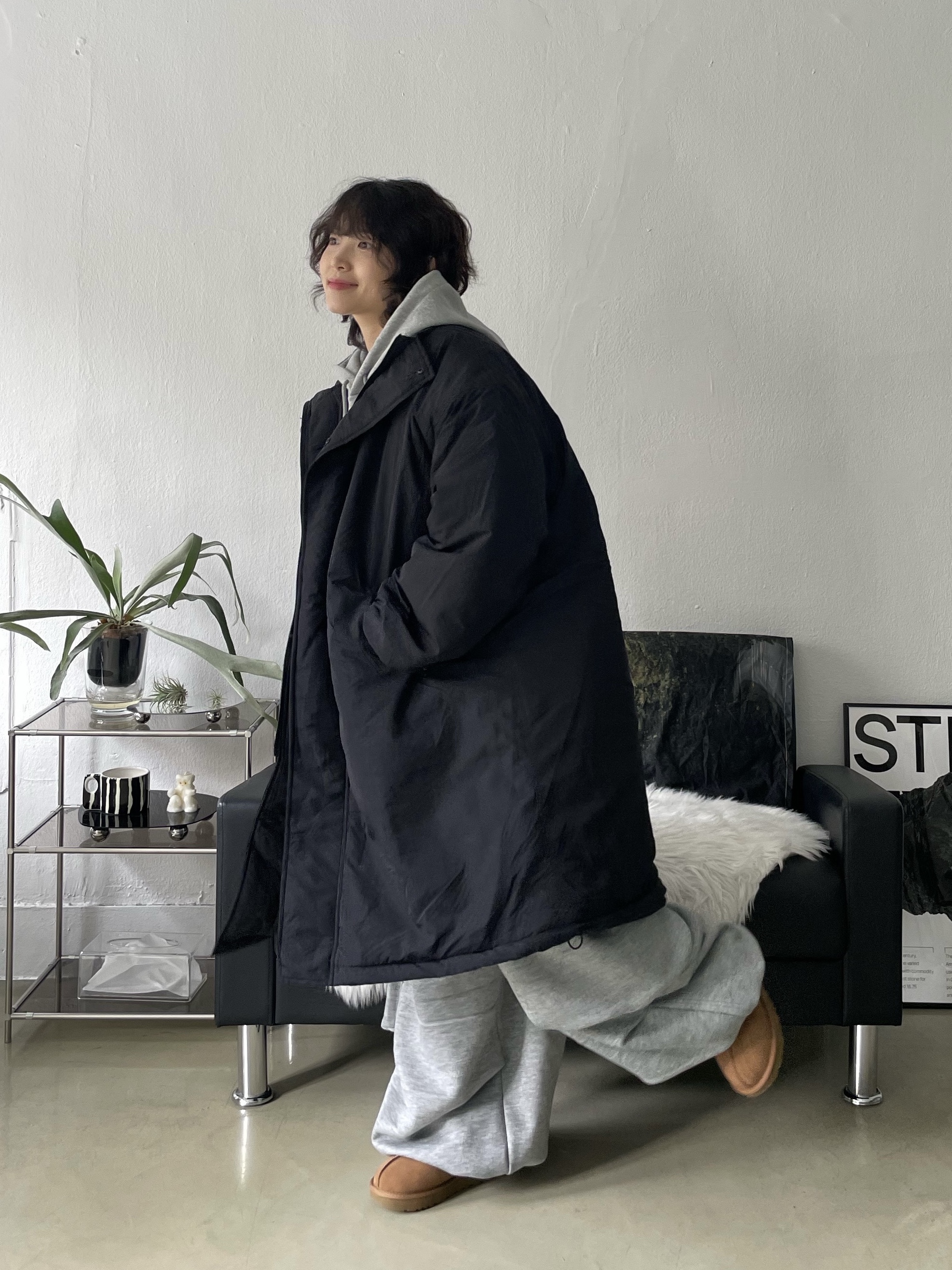 (W) UGG Tasman Slipper Chestnut 착용 스타일 - 2
