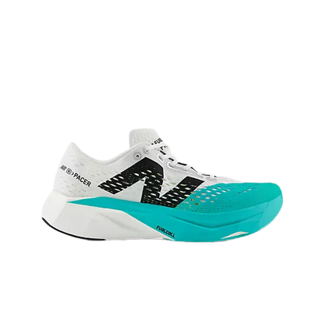 (W) 뉴발란스 퓨어셀 SC 페이서 v2 사이버 제이드 블랙 - D 와이드((W) New Balance Fuelcell SC Pacer v2 Cyber Jade Black - D Wide) - 1