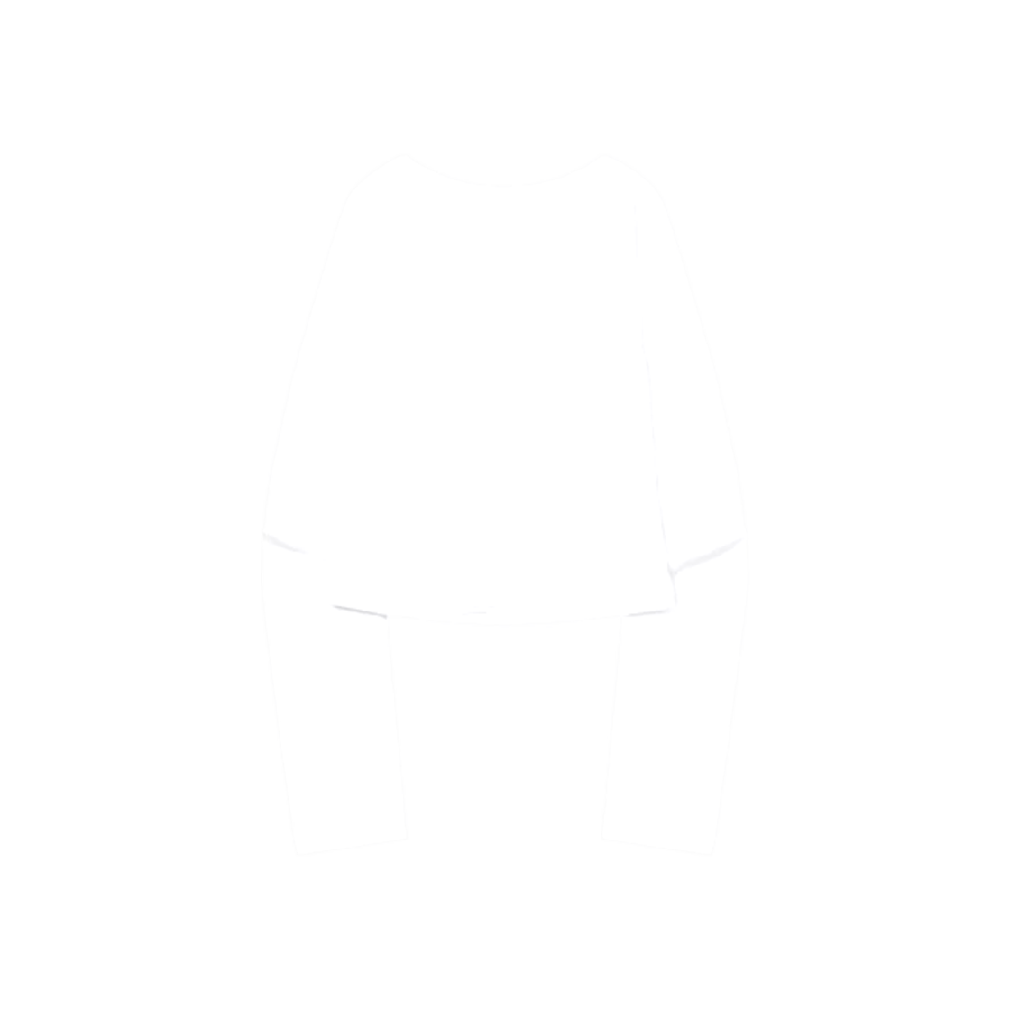 무센트 트루아 브이넥 롱 슬리브 티 화이트(MUCENT Troyes V Neck Long Sleeve T White) - 2
