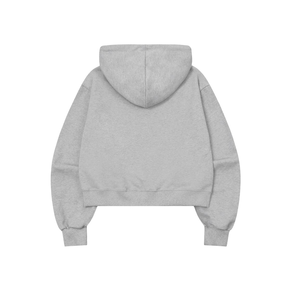 무센트 스프레이 로고 후드 티 그레이(MUCENT Spray Logo Hood T Gray) - 4