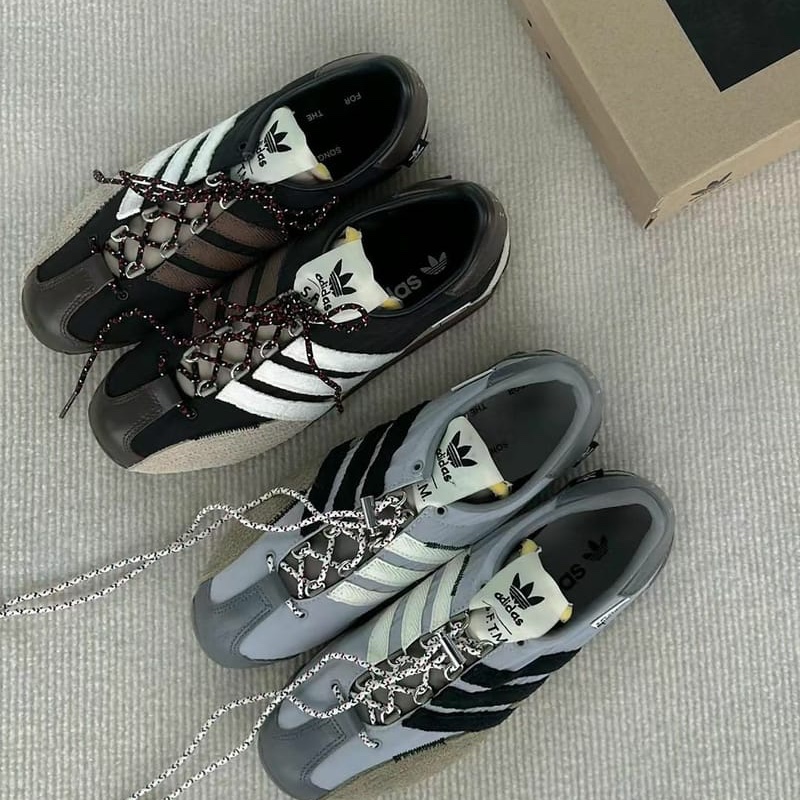 Adidas x Song for the Mute Country OG Core Black Core White 착용 스타일