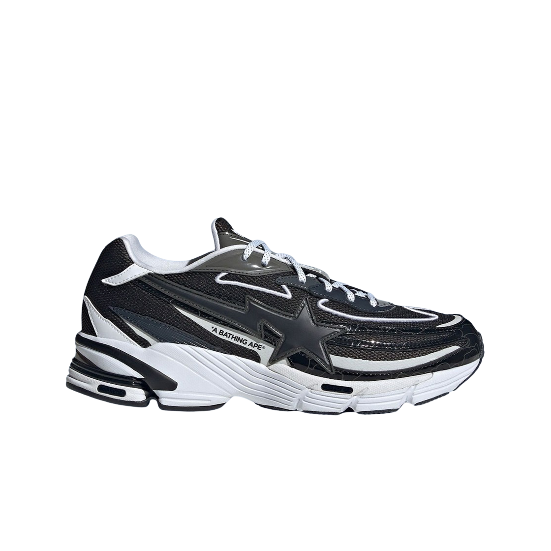 아디다스 x 베이프 오르케트로 코어 블랙 클라우드 화이트(Adidas x BAPE Orketro Core Black Cloud White)